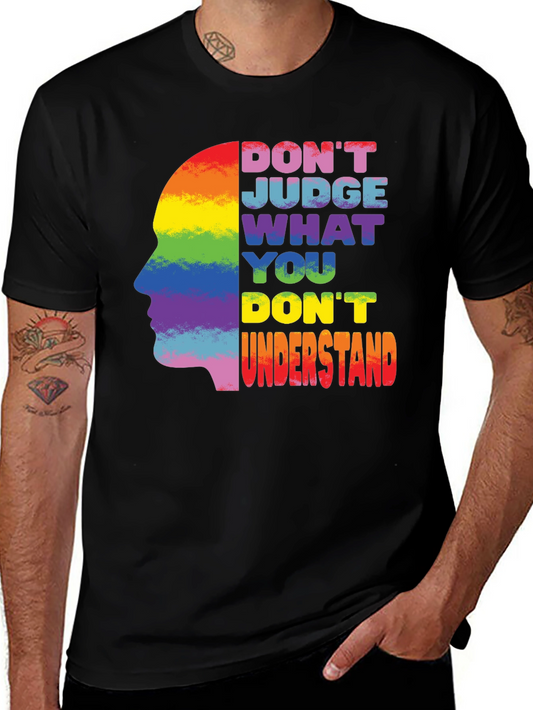 LGBTQ Pride Rainbow T-Shirt - Dont Judge