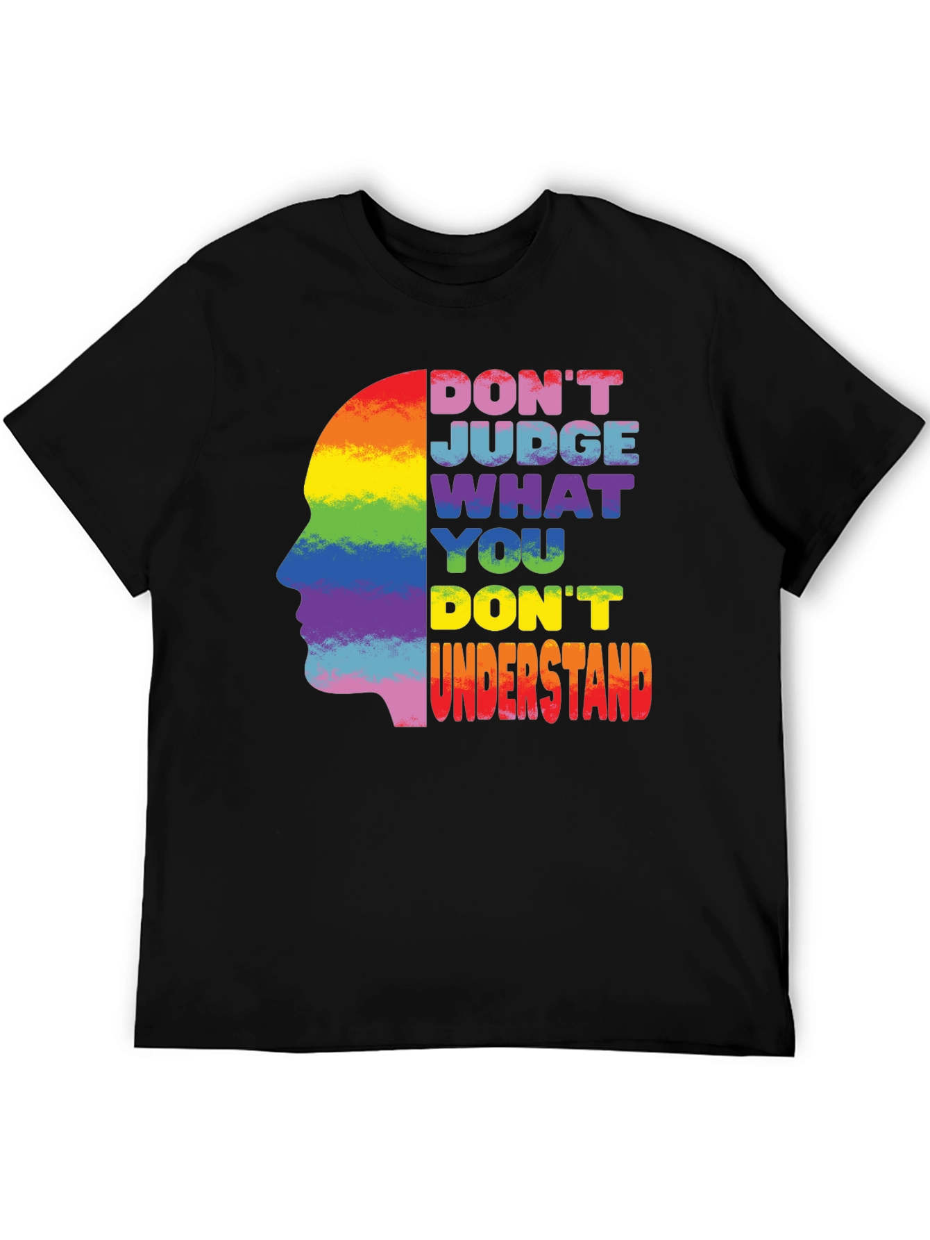 LGBTQ Pride Rainbow T-Shirt - Dont Judge
