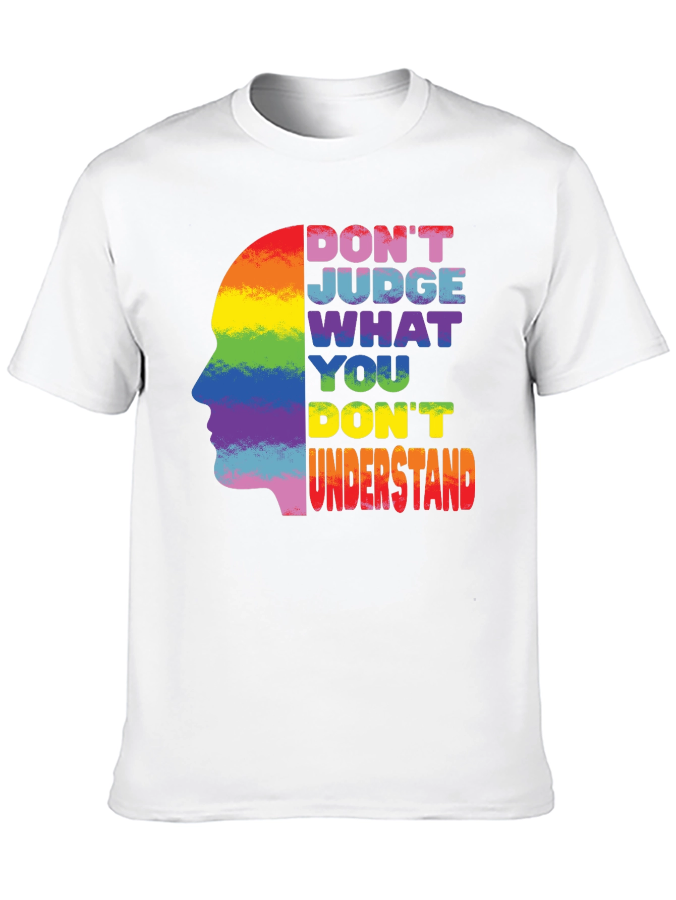 LGBTQ Pride Rainbow T-Shirt - Dont Judge