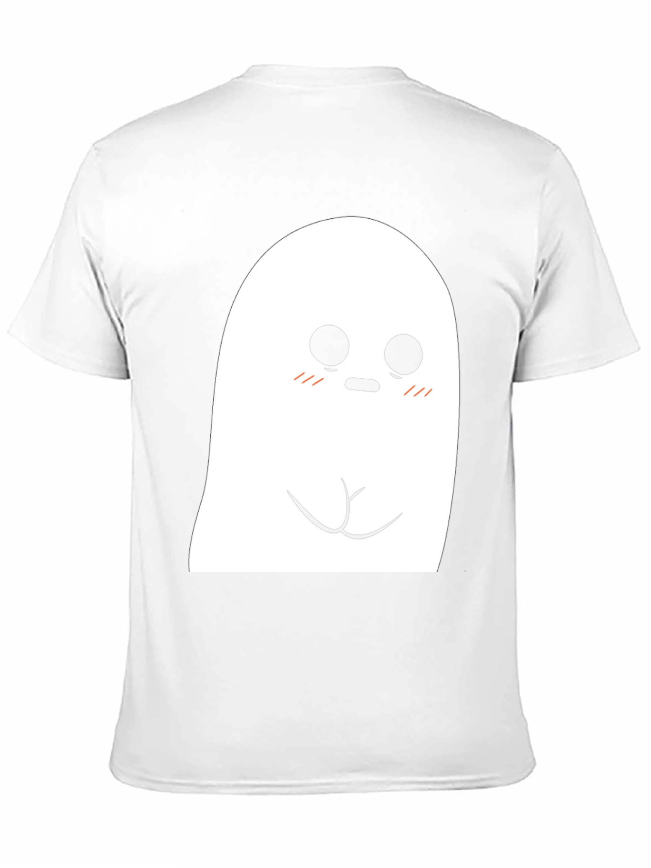 Cute Ghost Graphic Tee - Spooky Season