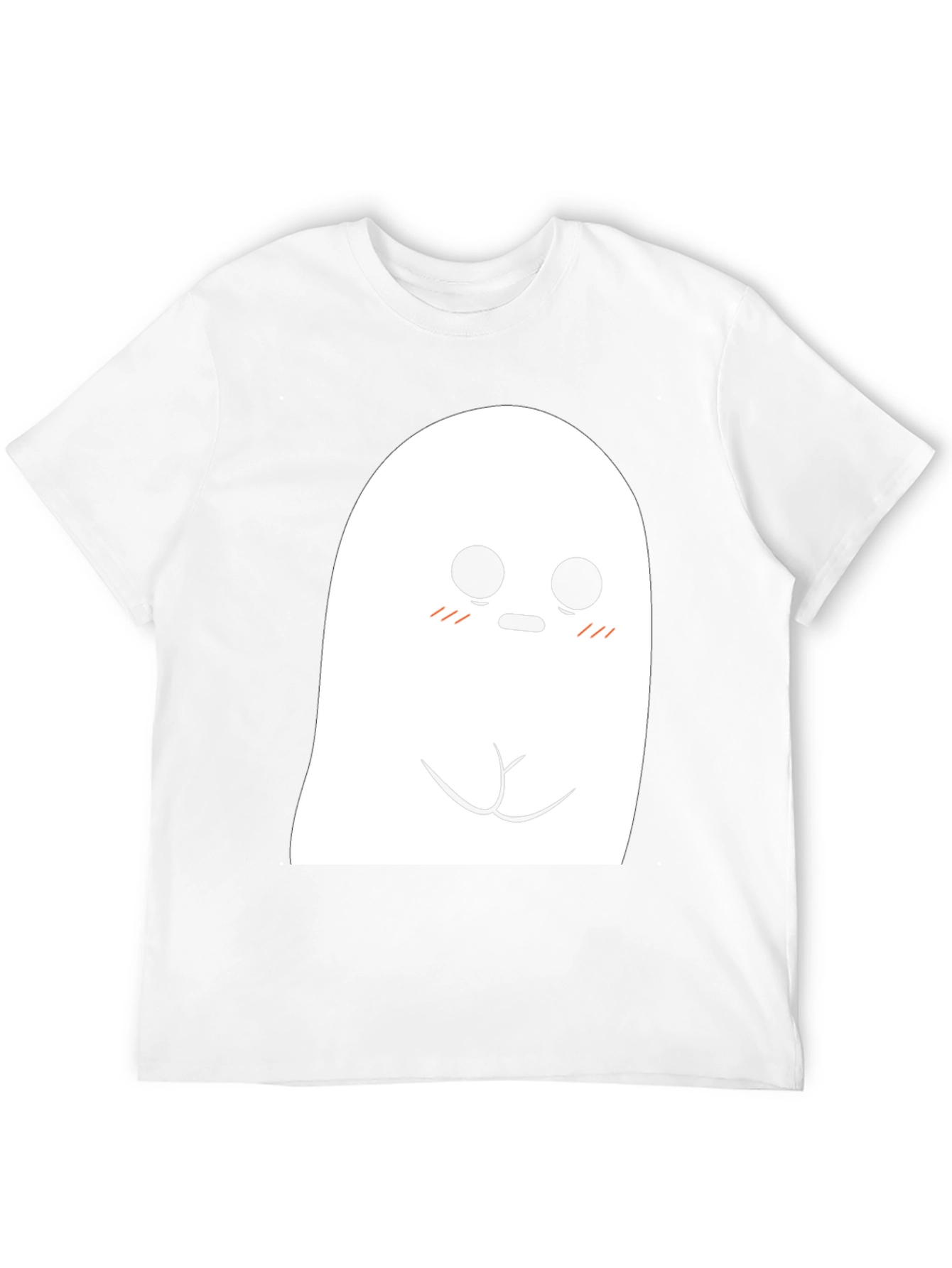 Cute Ghost Graphic Tee - Spooky Season