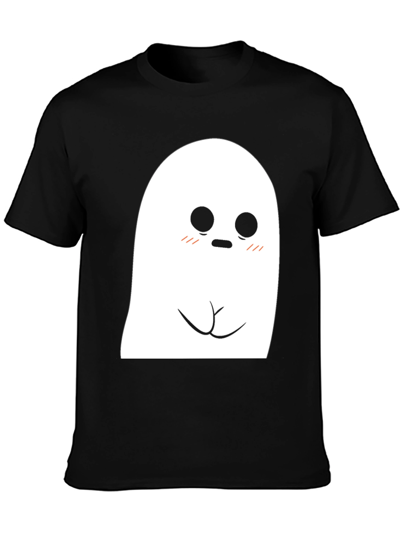 Cute Ghost Graphic Tee - Spooky Season