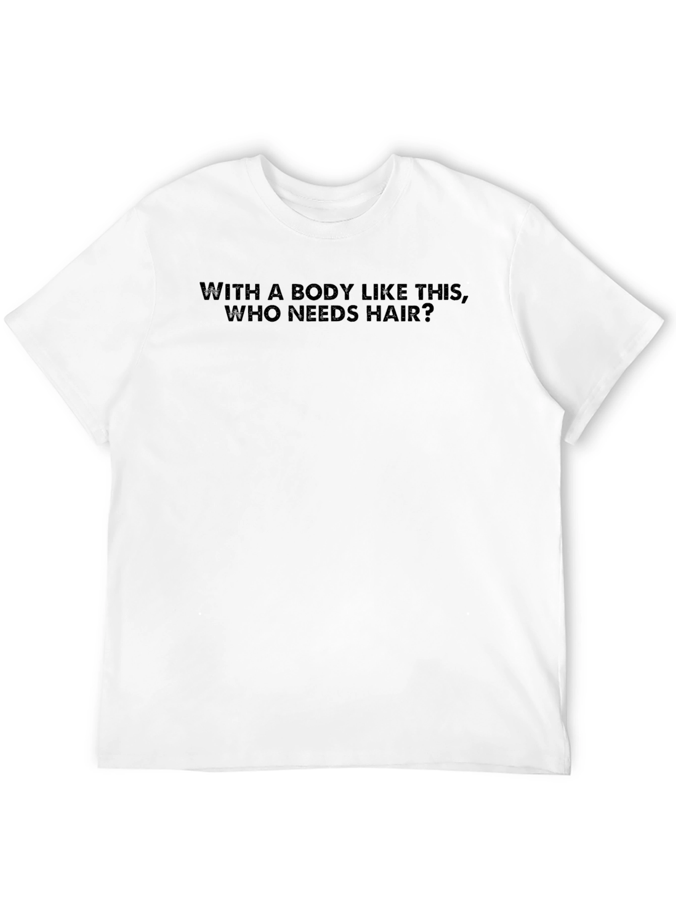 Humorous Body Like This Graphic Tee - Black