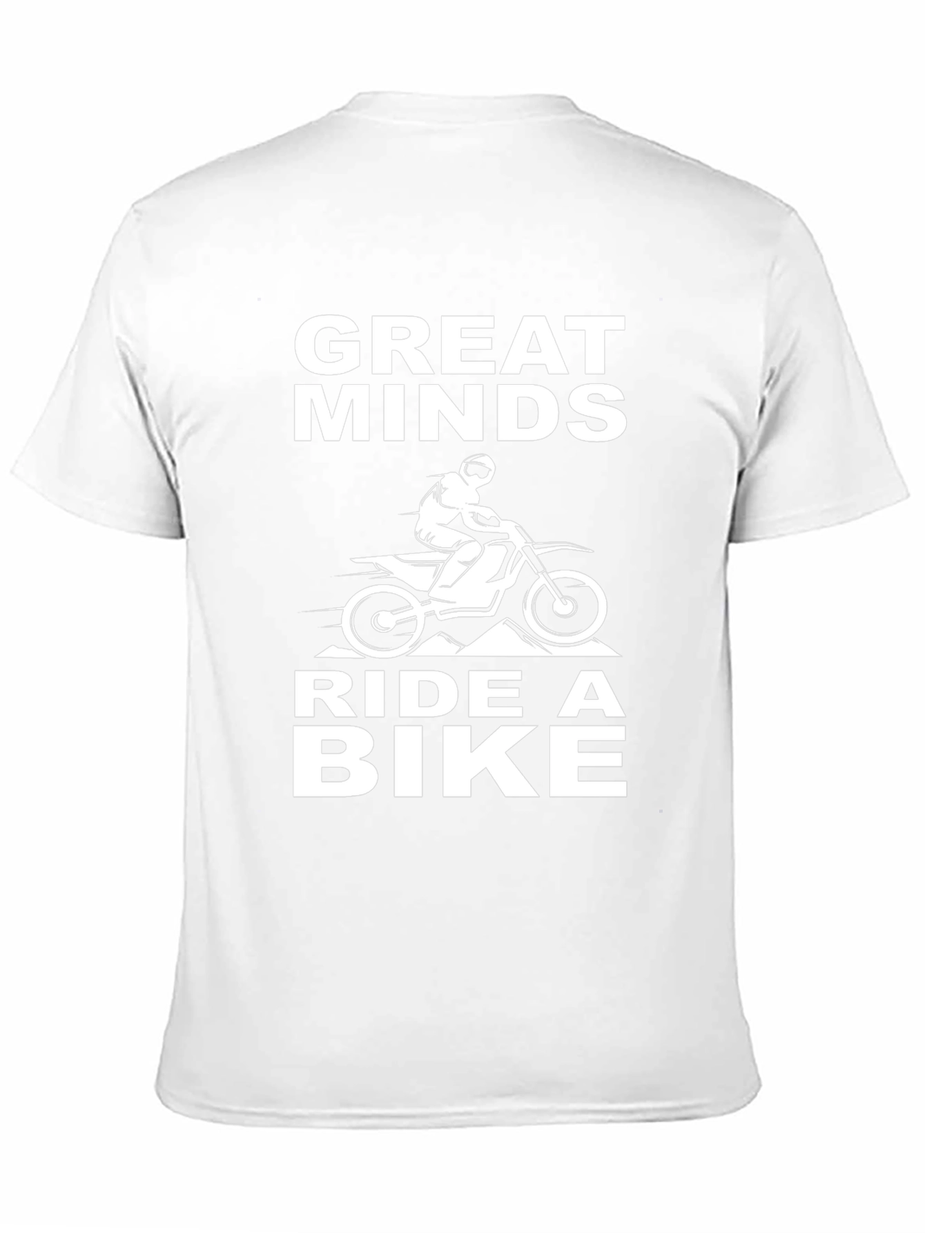 Great Minds Ride a Bike T-Shirt - Black