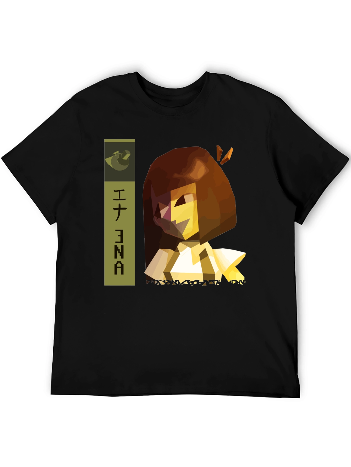 Abstract Graphic Black T-Shirt