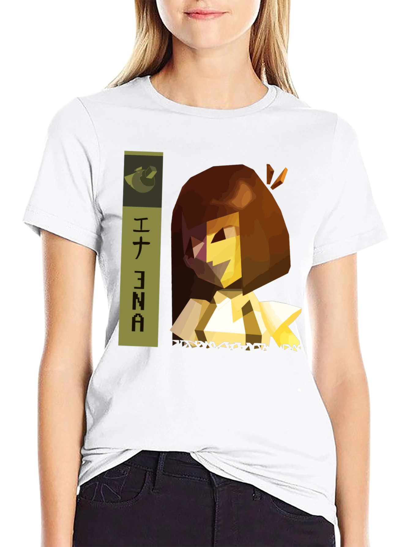 Abstract Graphic Black T-Shirt