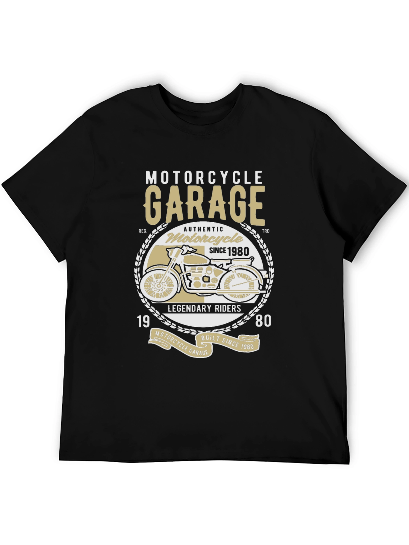 Motorcycle Garage T-Shirt - Legendary Riders Tee