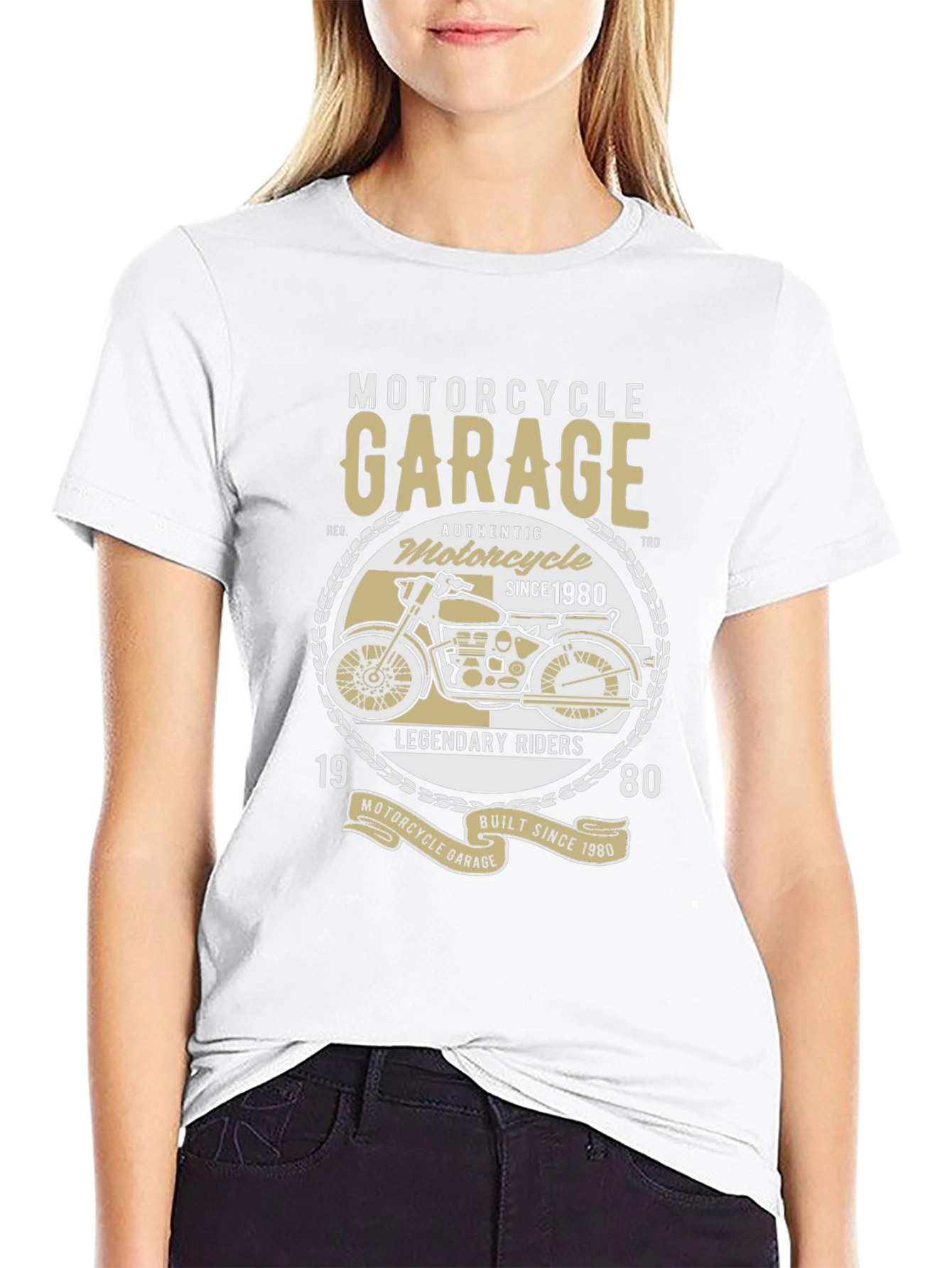 Motorcycle Garage T-Shirt - Legendary Riders Tee