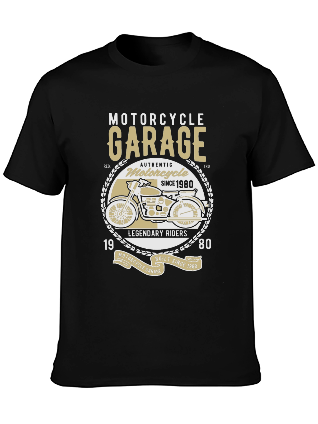 Motorcycle Garage T-Shirt - Legendary Riders Tee