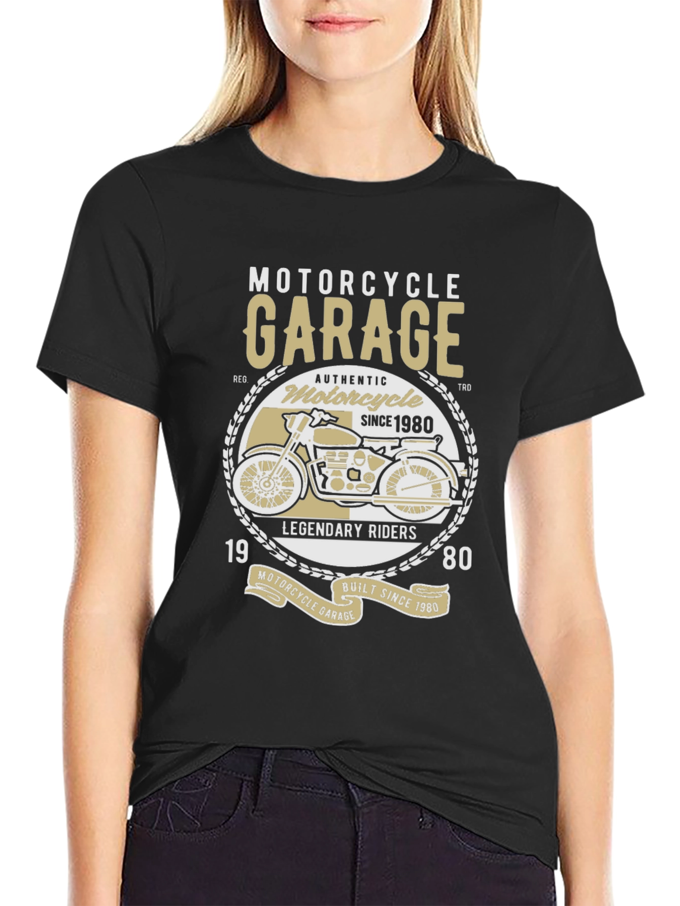 Motorcycle Garage T-Shirt - Legendary Riders Tee