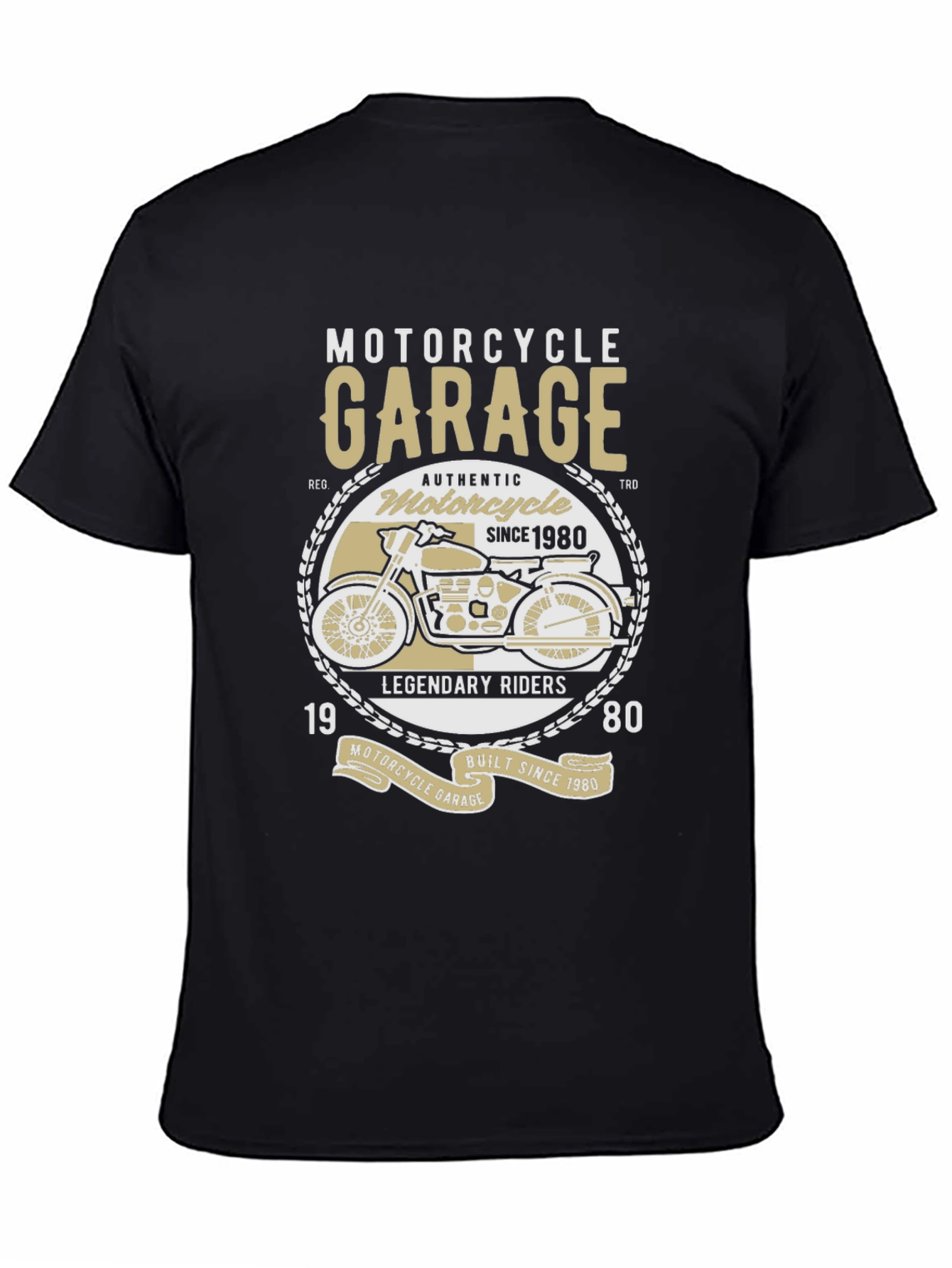 Motorcycle Garage T-Shirt - Legendary Riders Tee