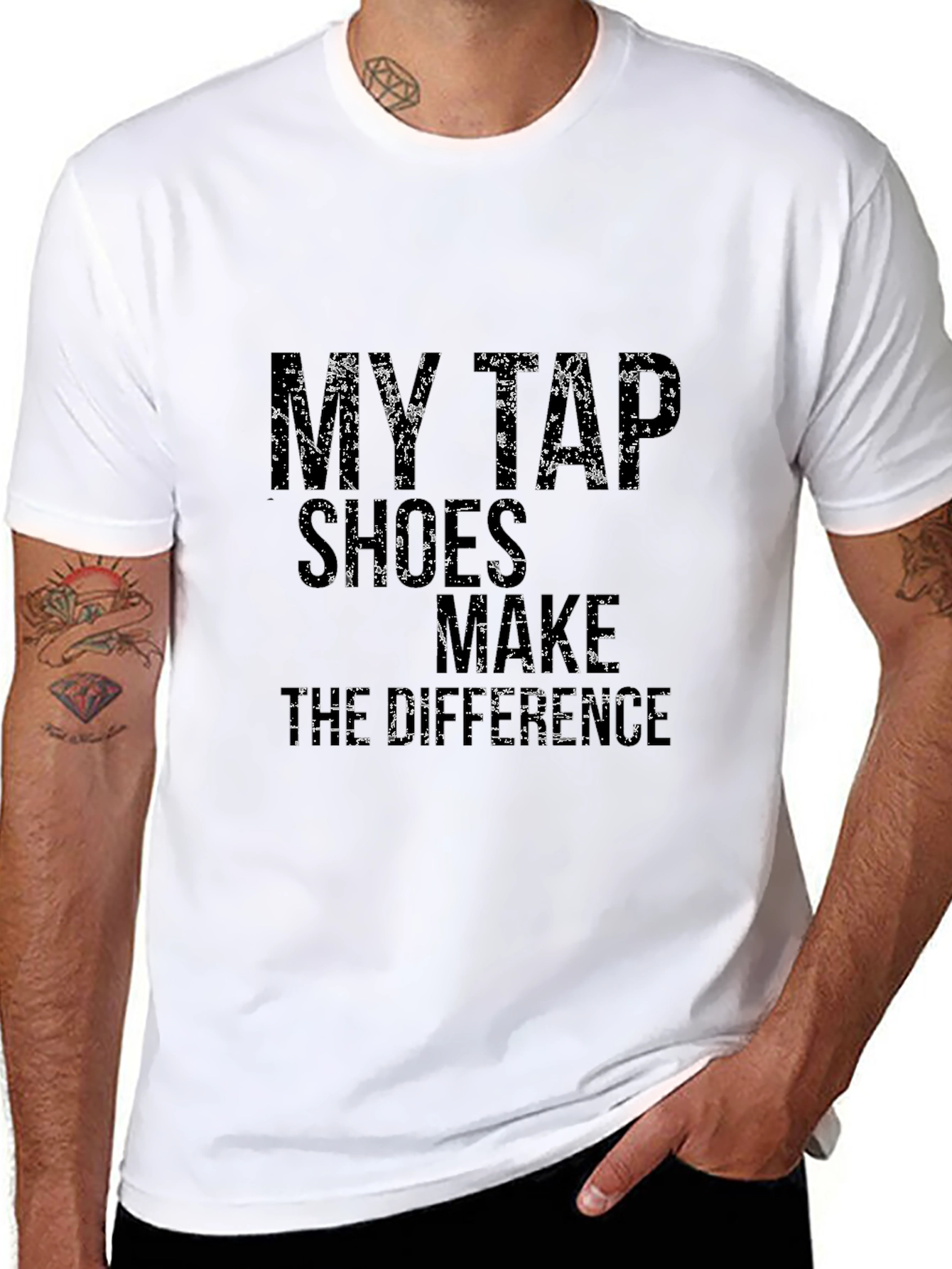 My Tap Shoes Make the Difference Black T-Shirt
