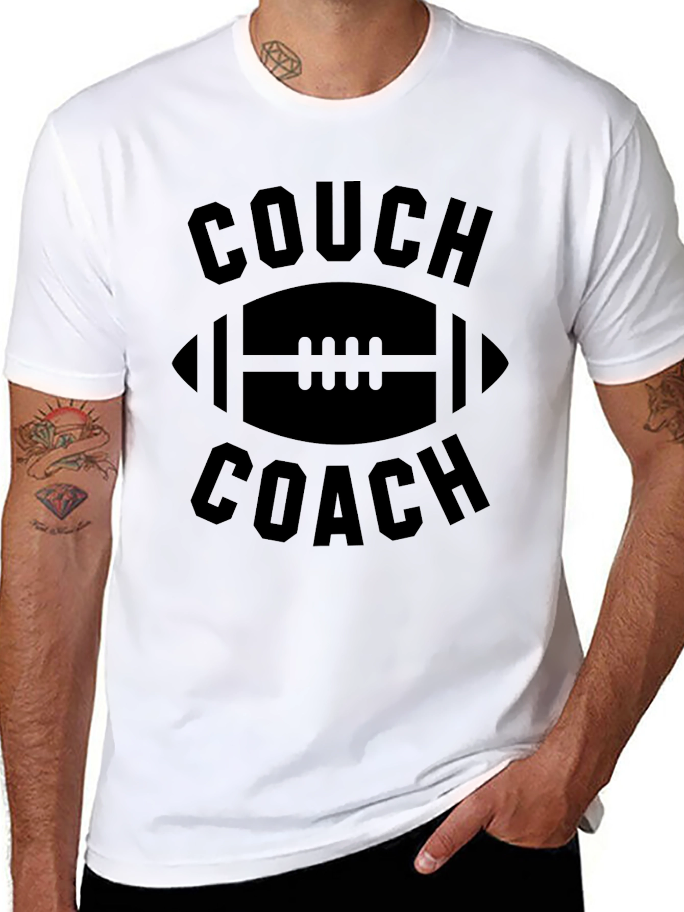 Couch Coach Football T-Shirt
