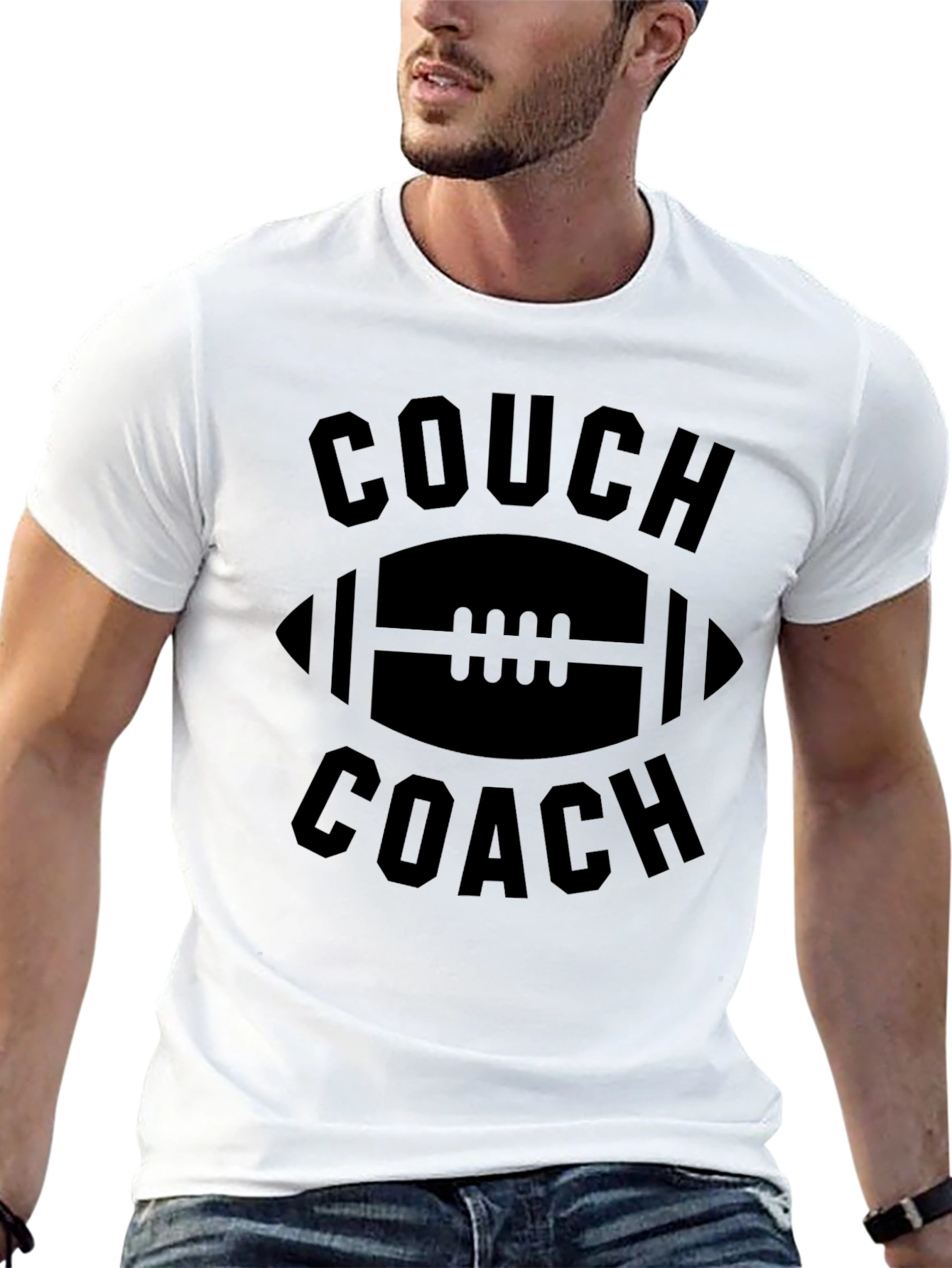 Couch Coach Football T-Shirt