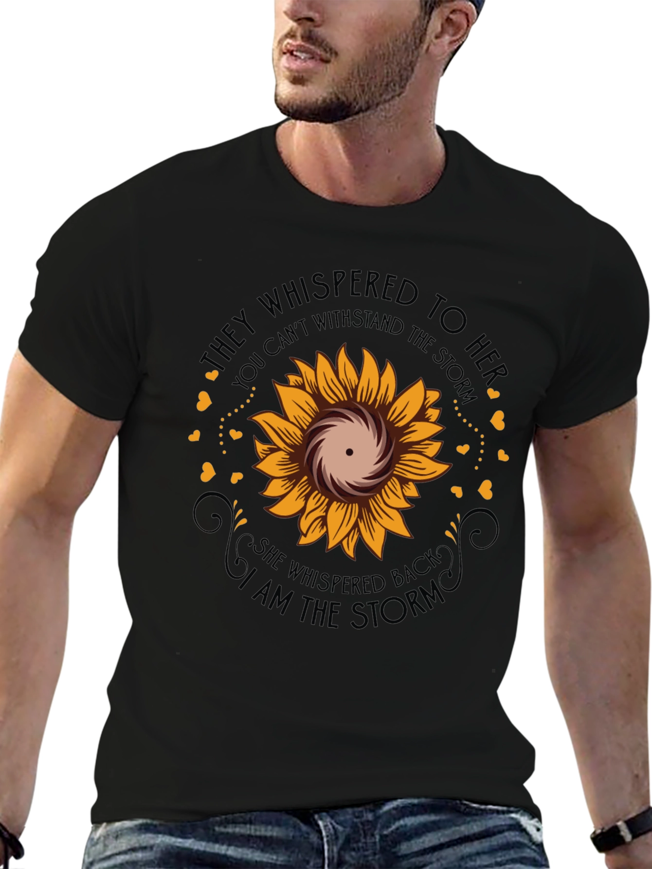 I Am The Storm Sunflower Graphic Tee