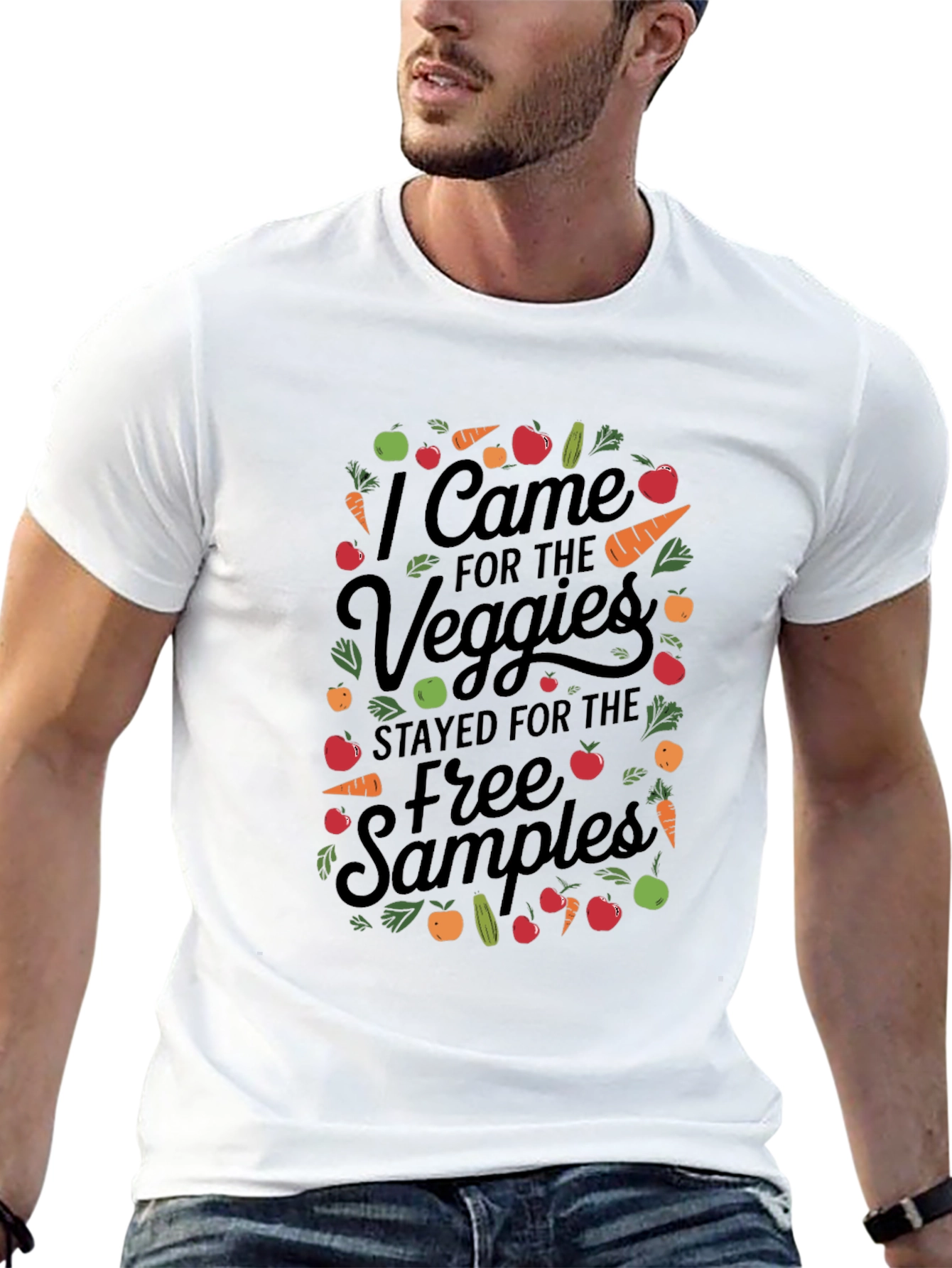 Veggie Lover T-Shirt - Free Samples Graphic Tee