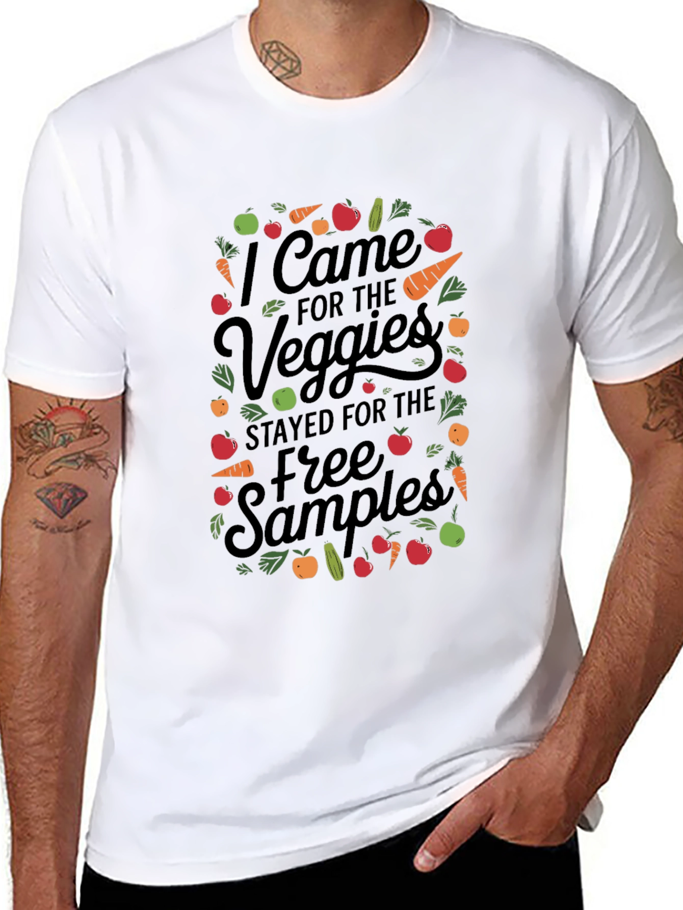 Veggie Lover T-Shirt - Free Samples Graphic Tee