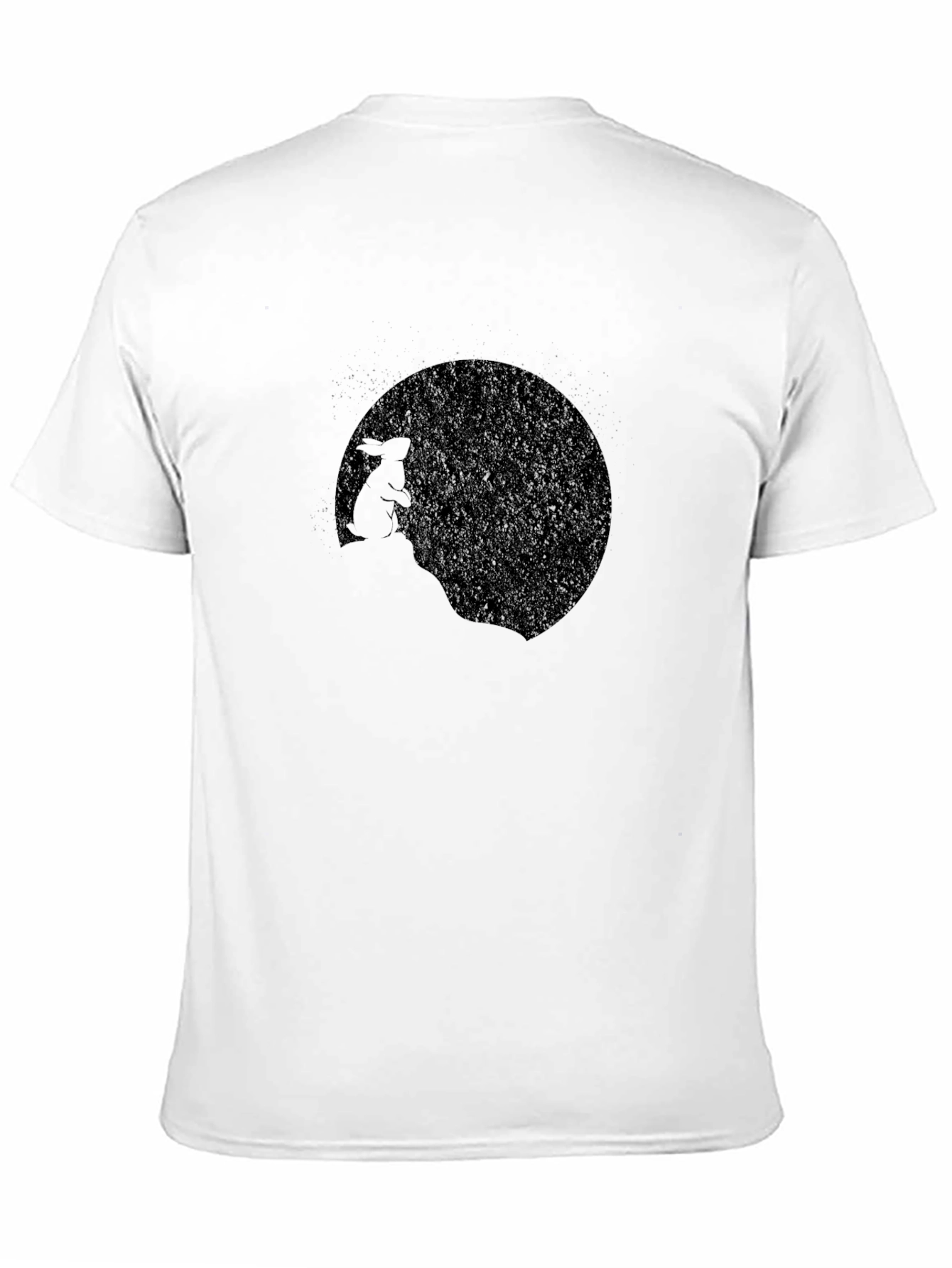 Black Rabbit Moon Graphic T-Shirt