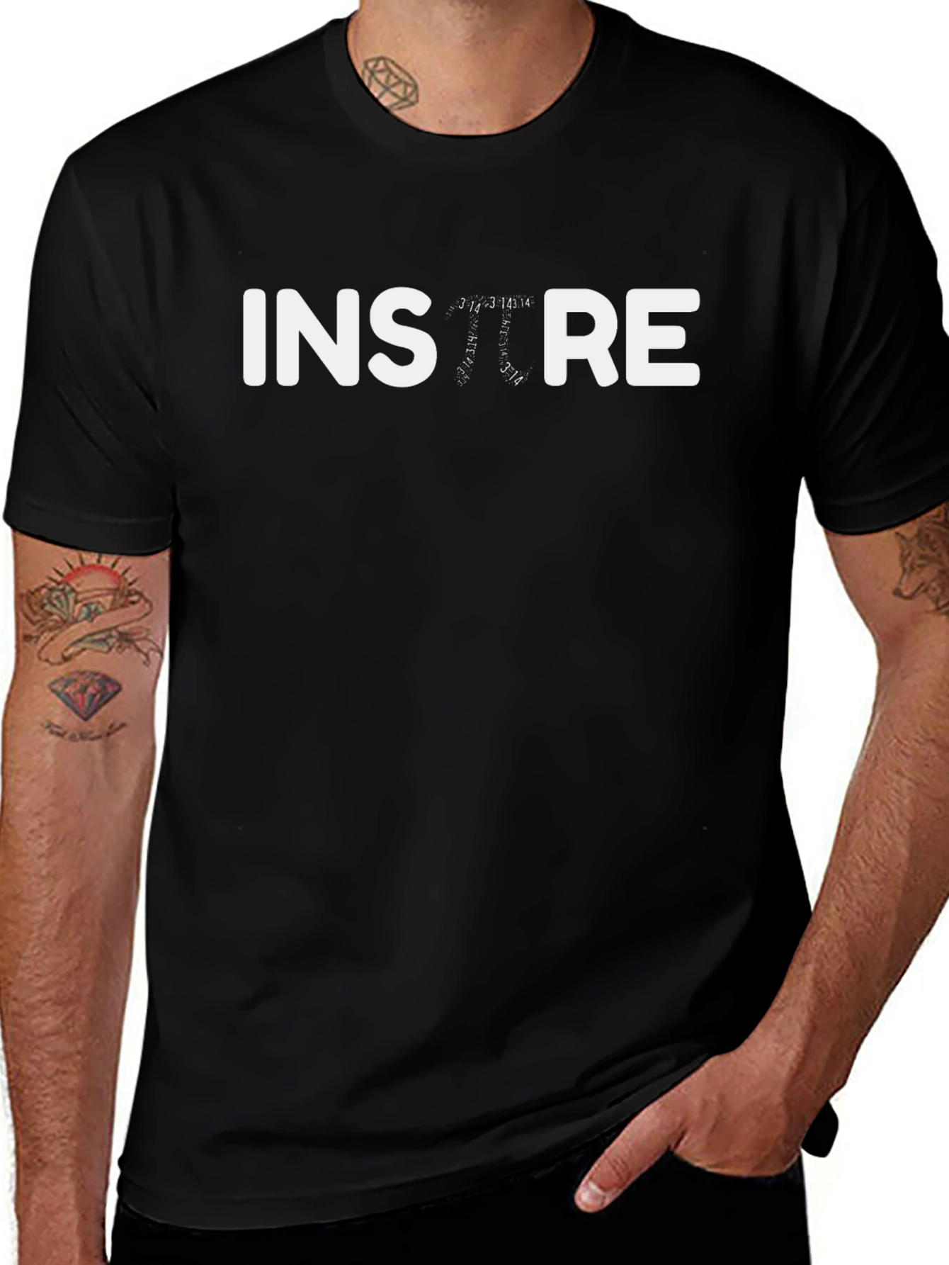 Inspire Pi Black Graphic Tee