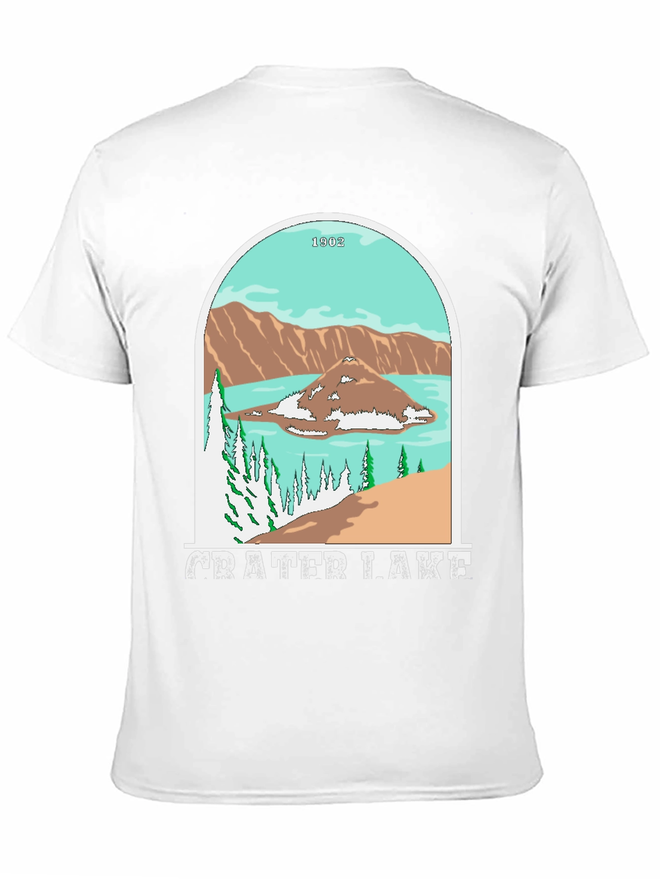 Crater Lake Black Graphic Tee