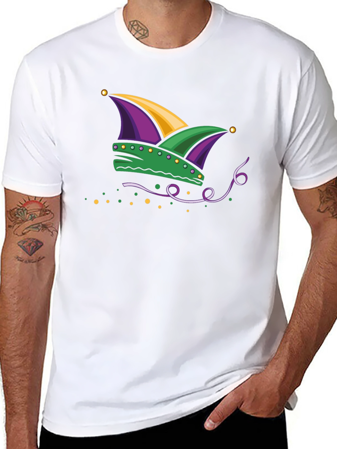 Mardi Gras Jester Hat T-Shirt