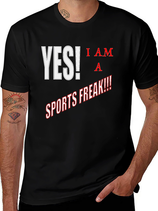 Sports Freak Graphic T-Shirt