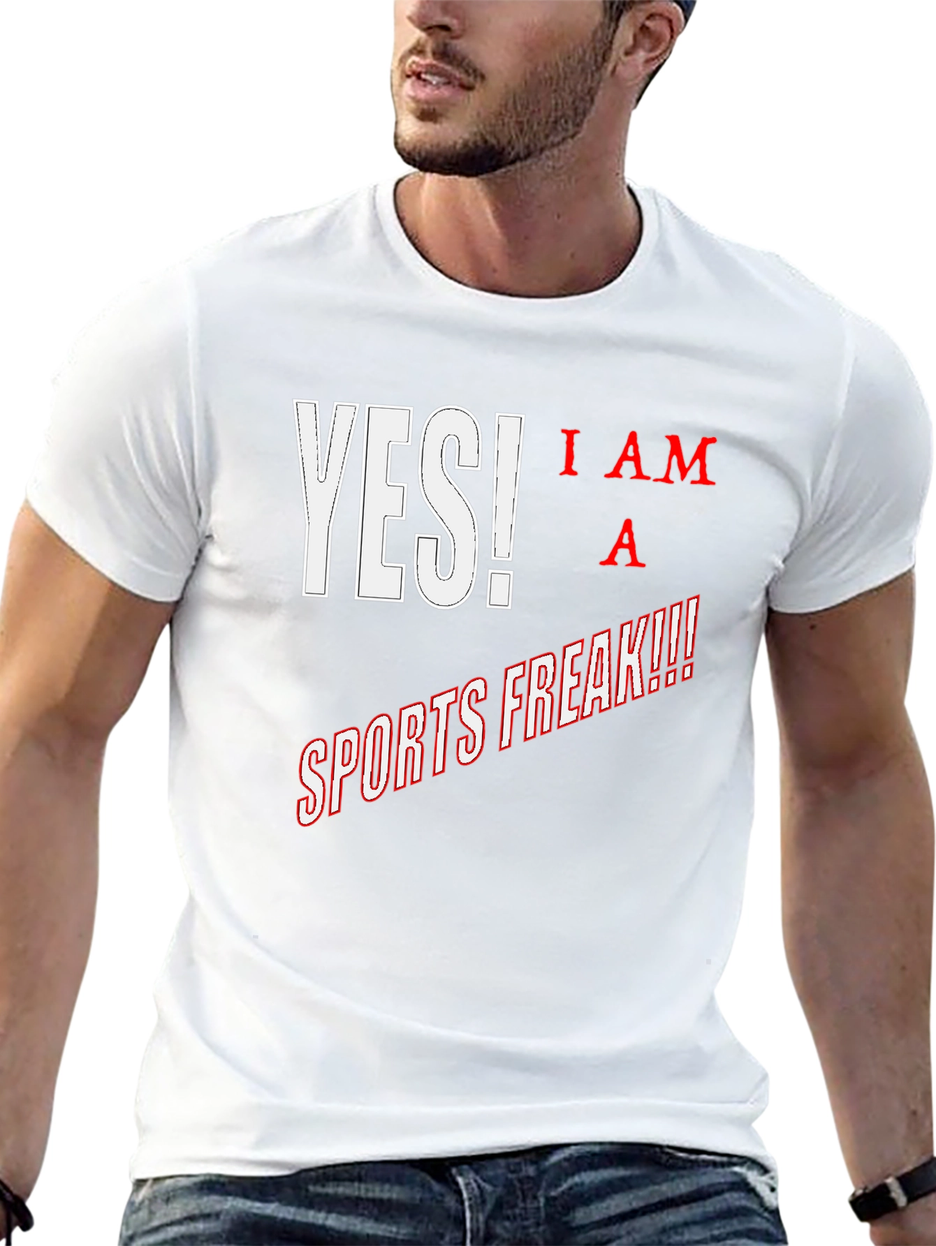 Sports Freak Graphic T-Shirt