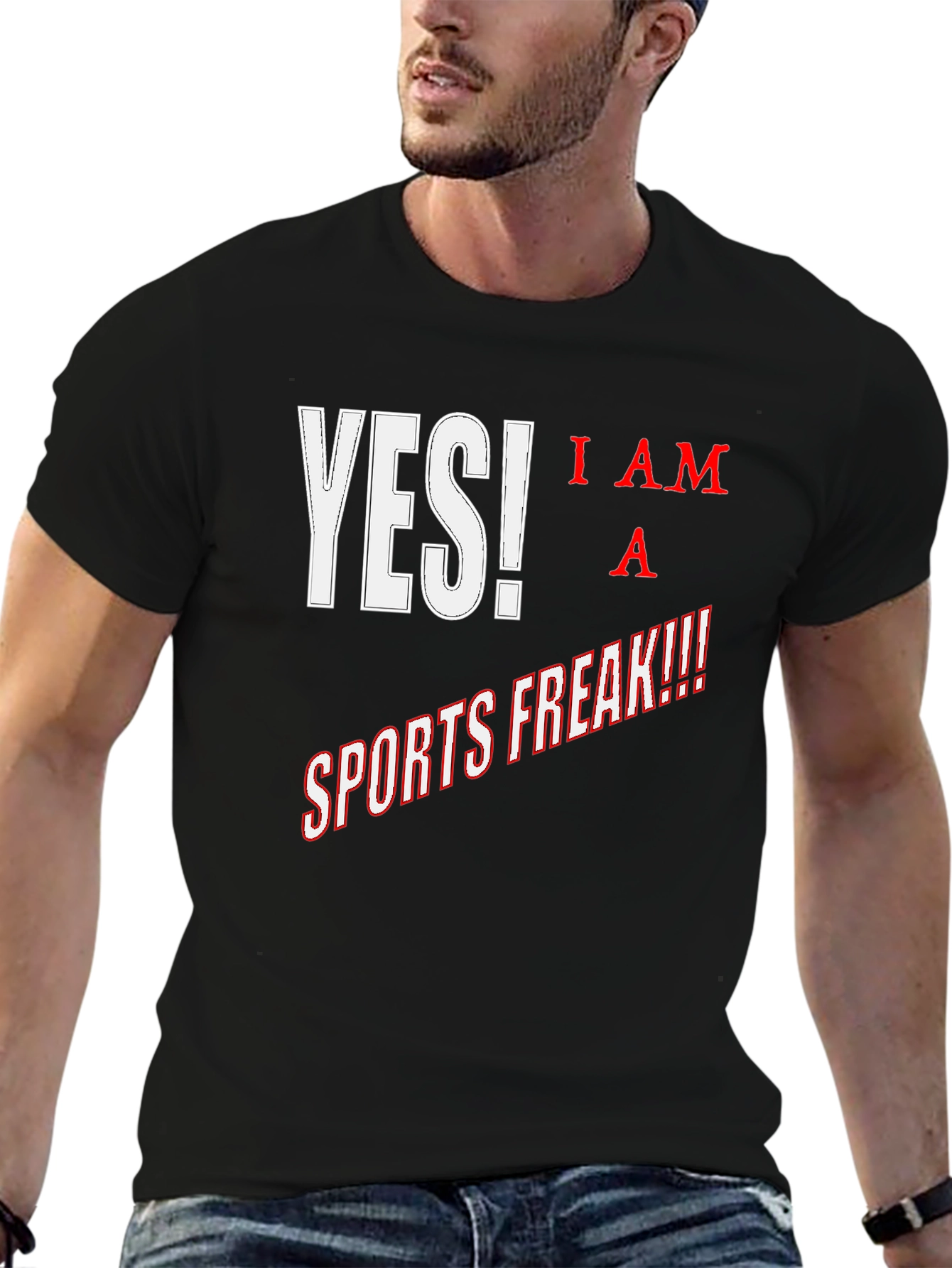 Sports Freak Graphic T-Shirt