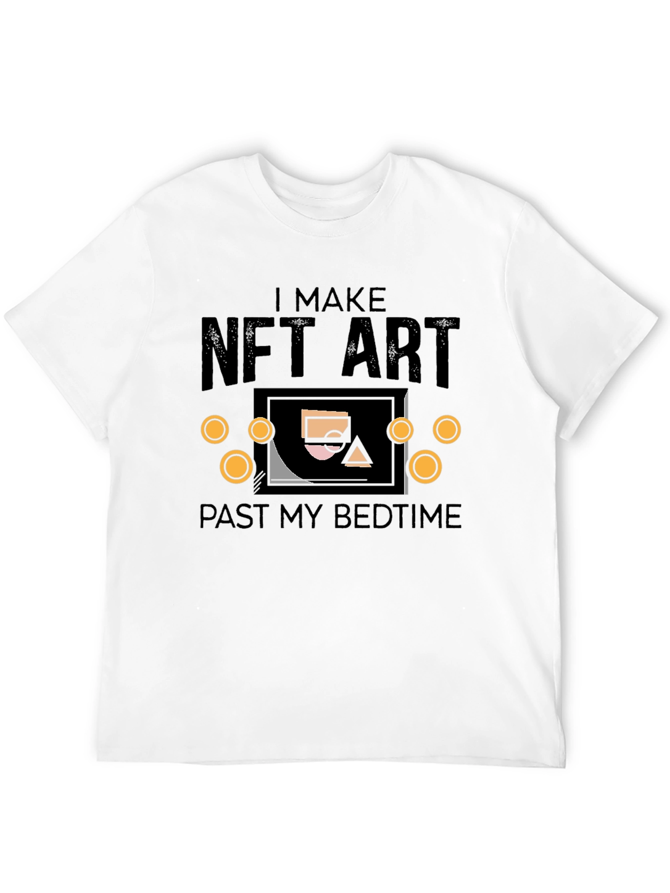 I Make NFT Art Black T-Shirt