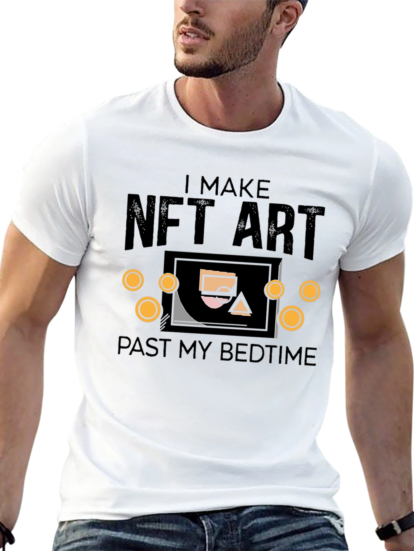 I Make NFT Art Black T-Shirt