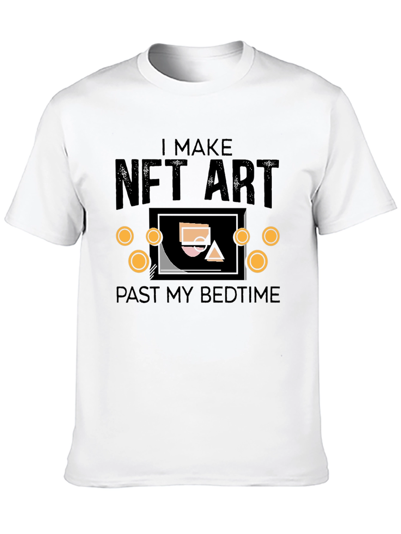 I Make NFT Art Black T-Shirt
