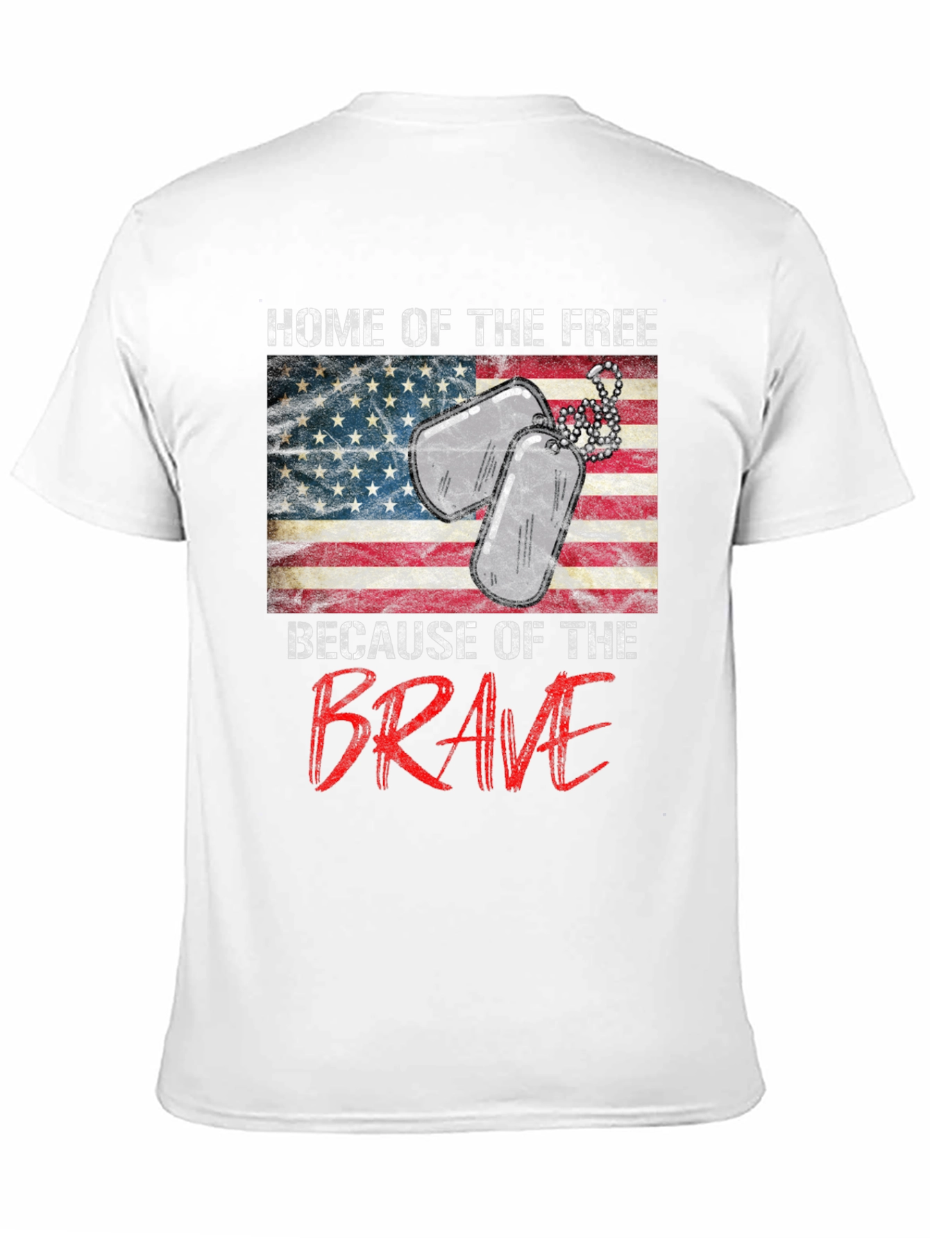 Home of the Free Patriotic Graphic Tee