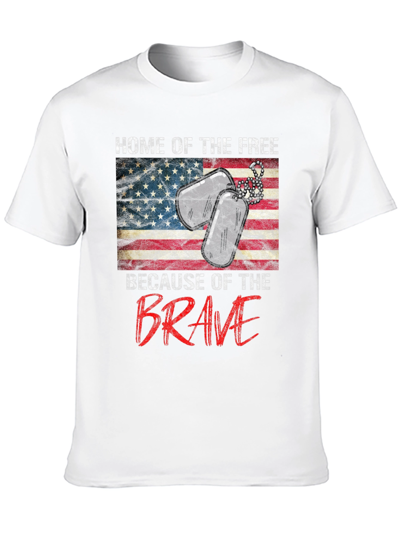 Home of the Free Patriotic Graphic Tee