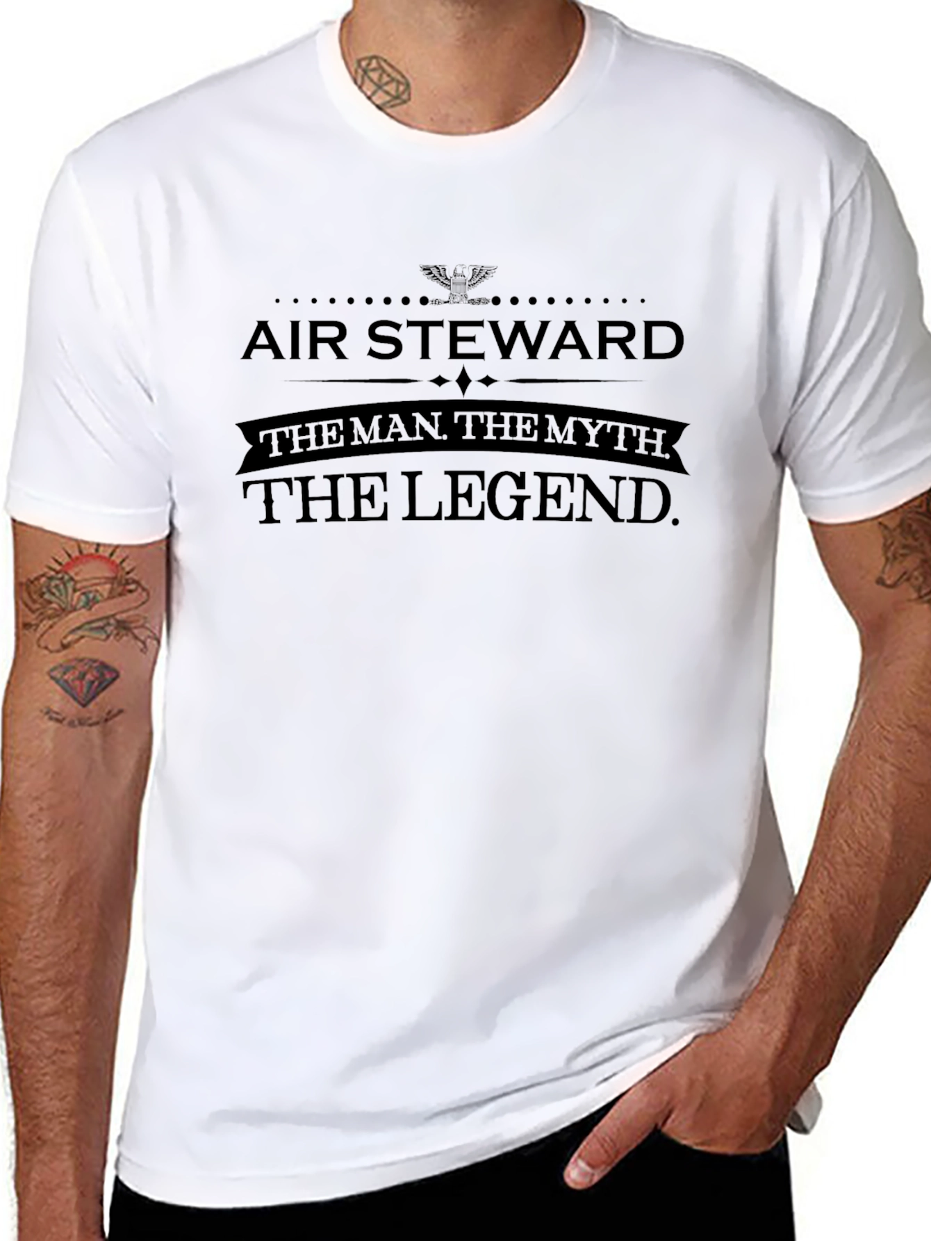 Air Steward Legend T-Shirt - The Man The Myth
