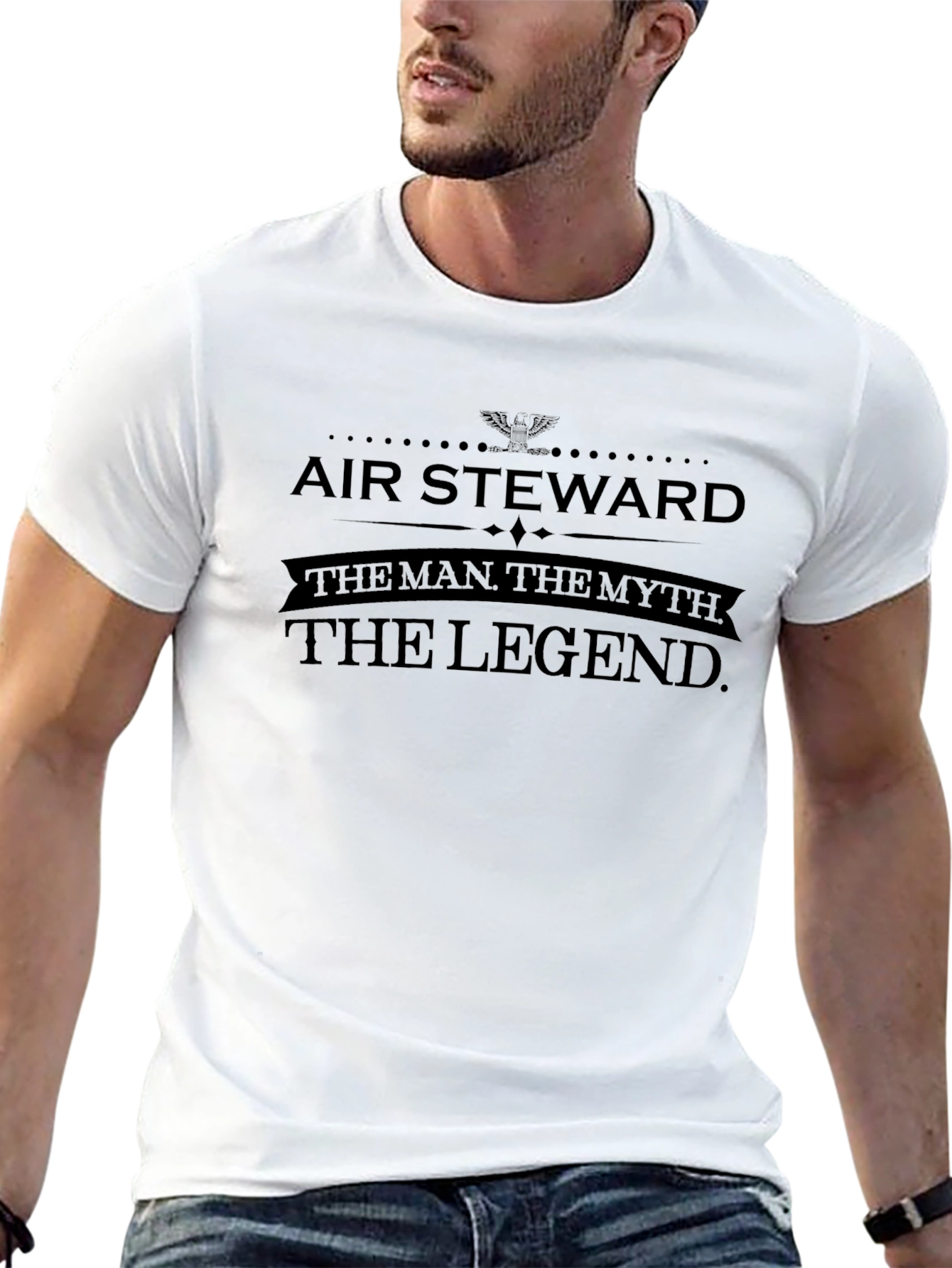 Air Steward Legend T-Shirt - The Man The Myth