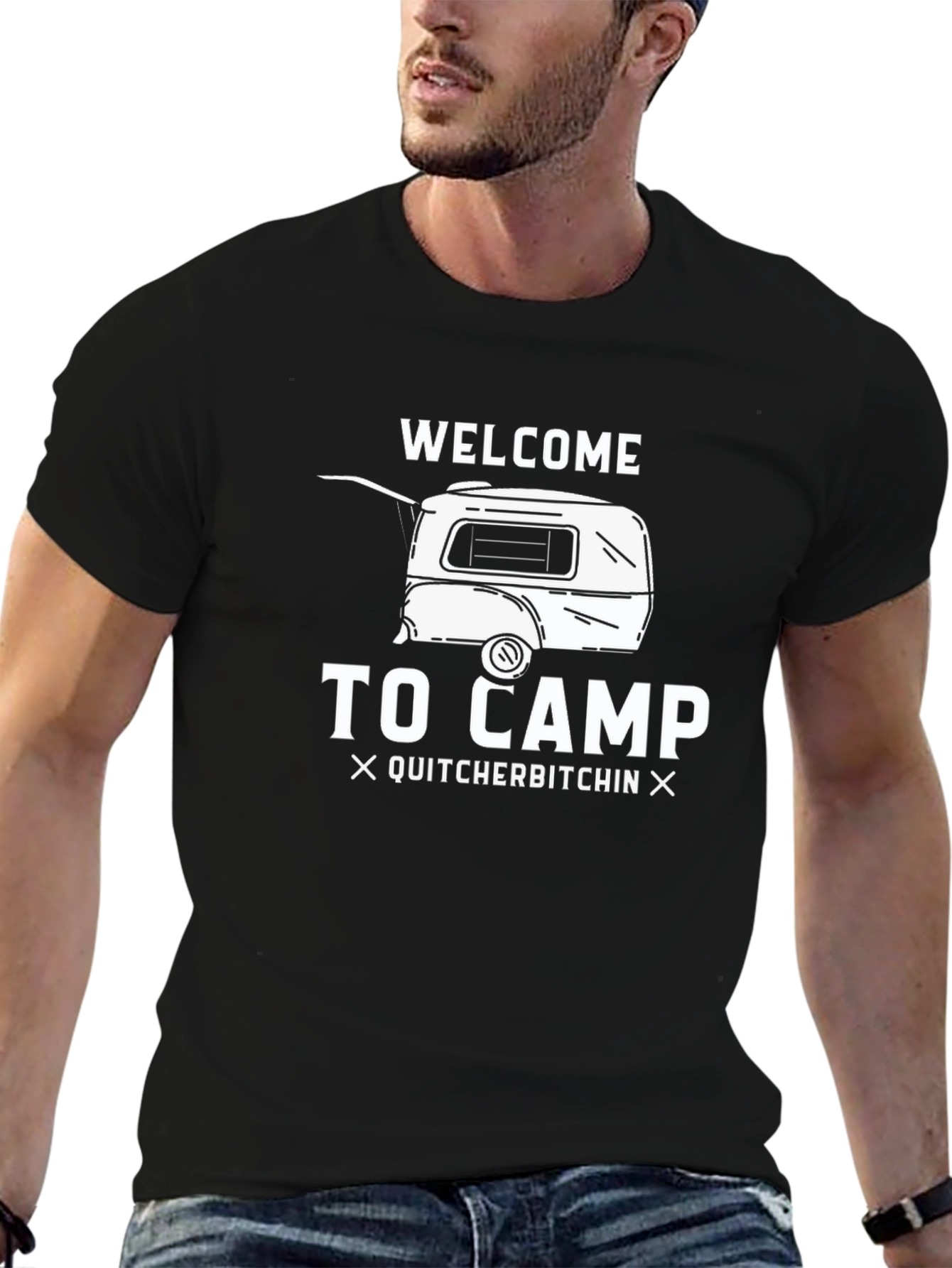 Welcome to Camp T-Shirt: Funny Camping Tee