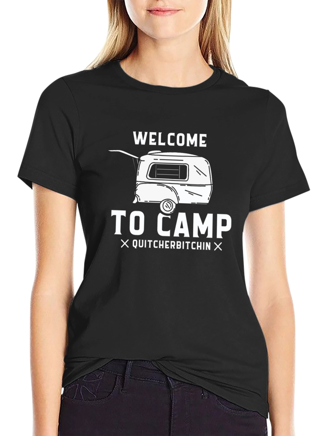Welcome to Camp T-Shirt: Funny Camping Tee