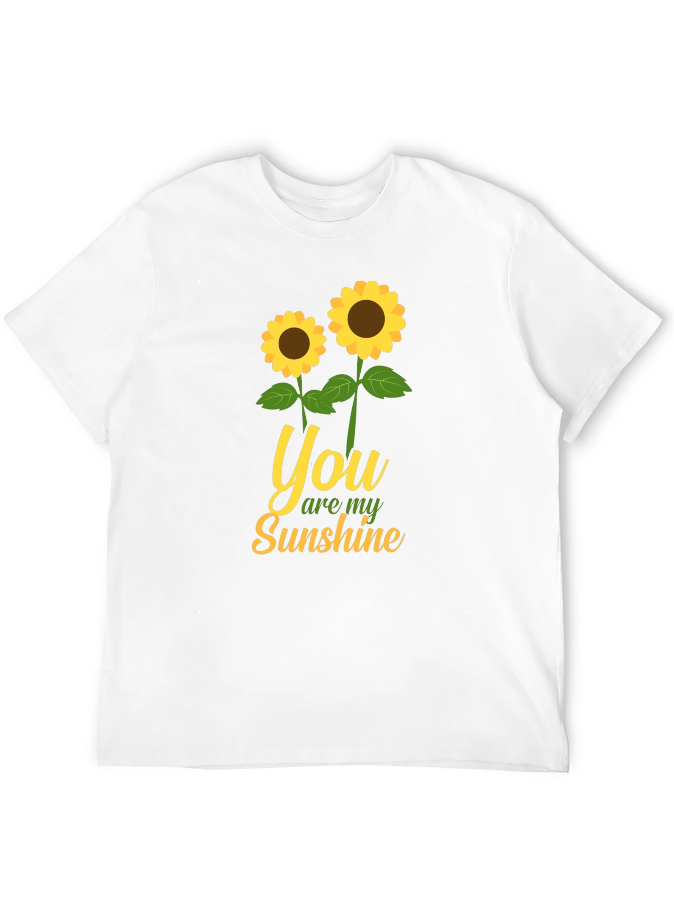 You Are My Sunshine Sunflower Graphic T-Shirt