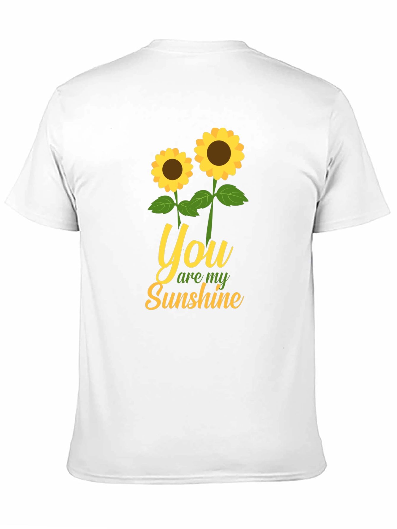 You Are My Sunshine Sunflower Graphic T-Shirt