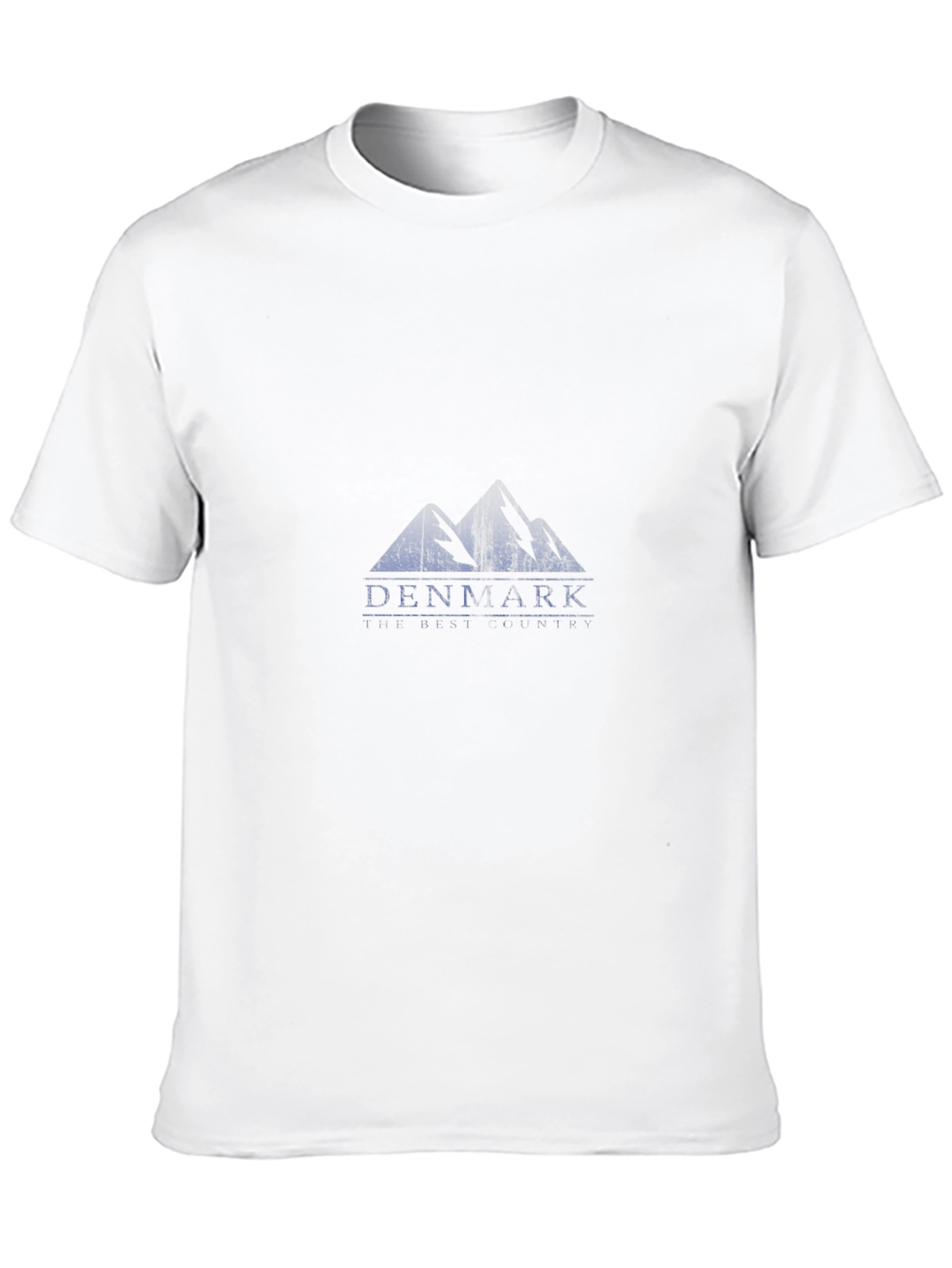 Denmark Mountain Graphic Black T-Shirt