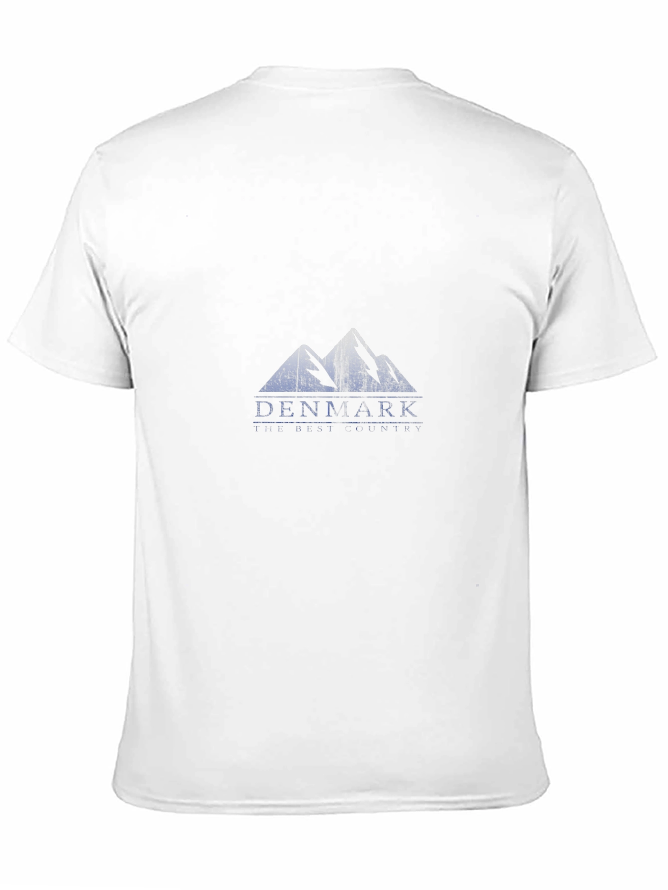 Denmark Mountain Graphic Black T-Shirt