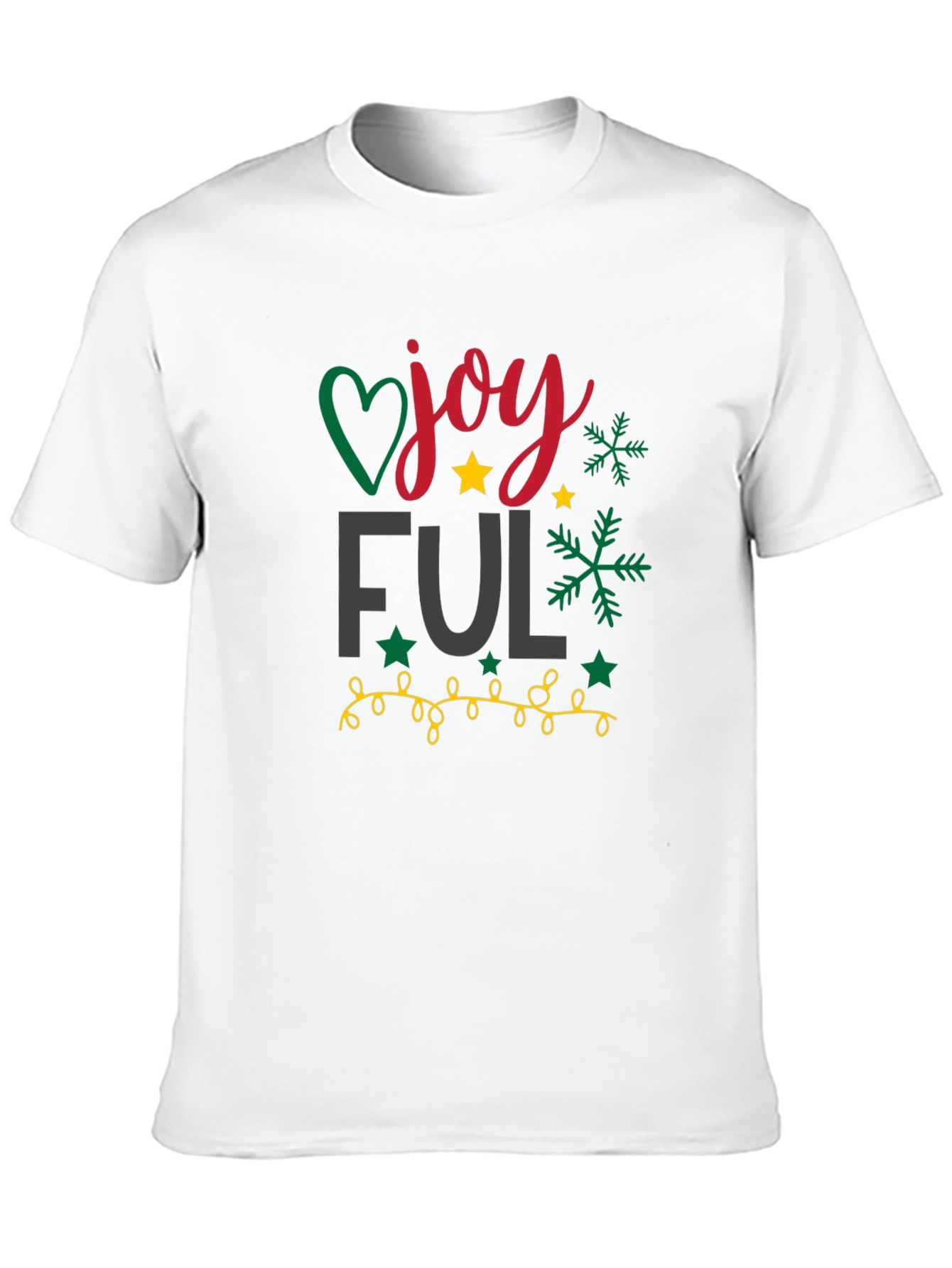 Joyful Holiday Graphic Tee - Black