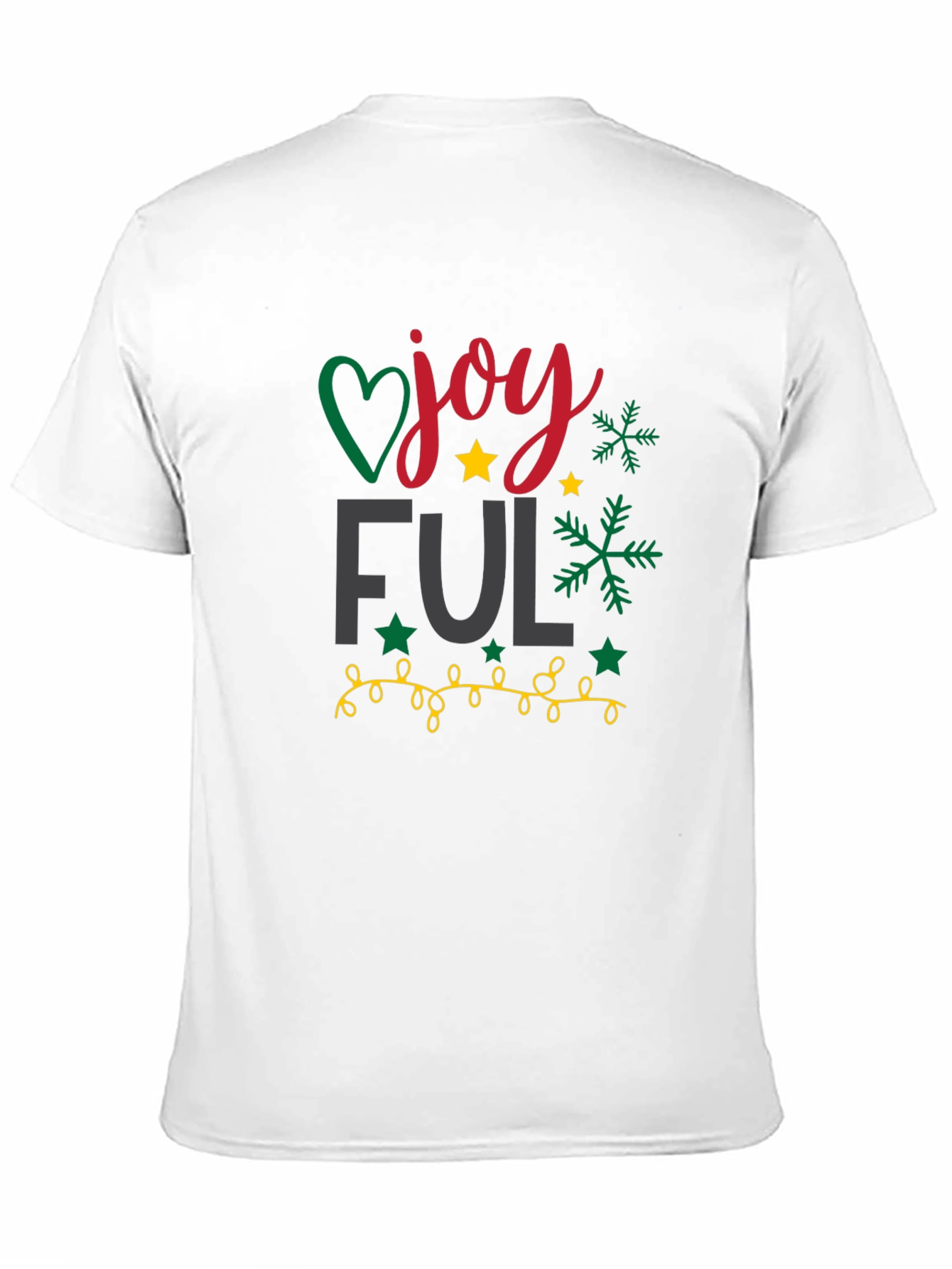 Joyful Holiday Graphic Tee - Black