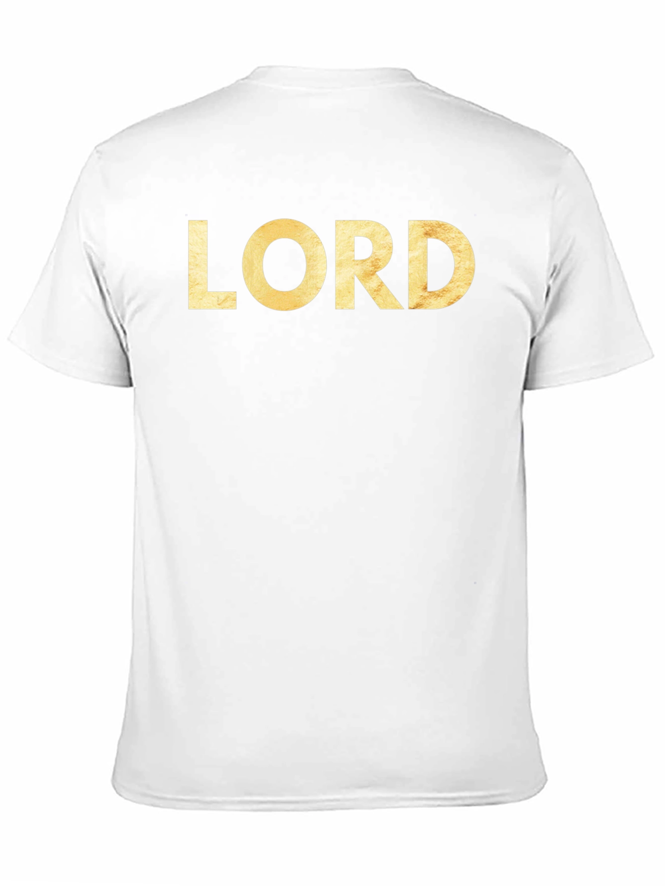 Mens LORD Graphic Print Black T-Shirt