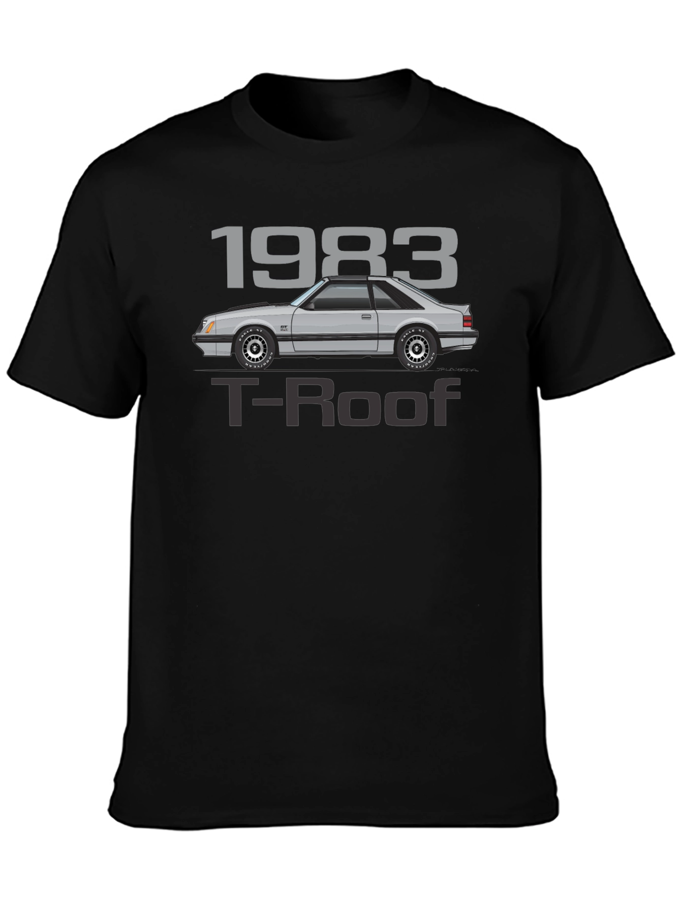 1983 T-Roof Car Graphic T-Shirt