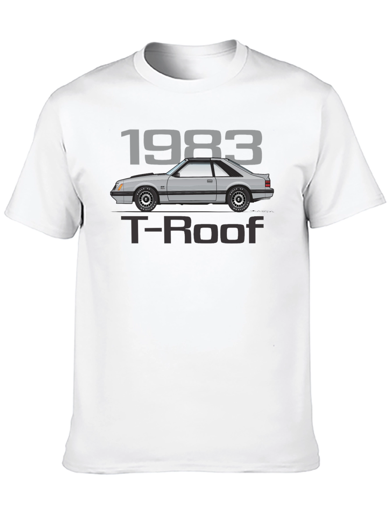 1983 T-Roof Car Graphic T-Shirt
