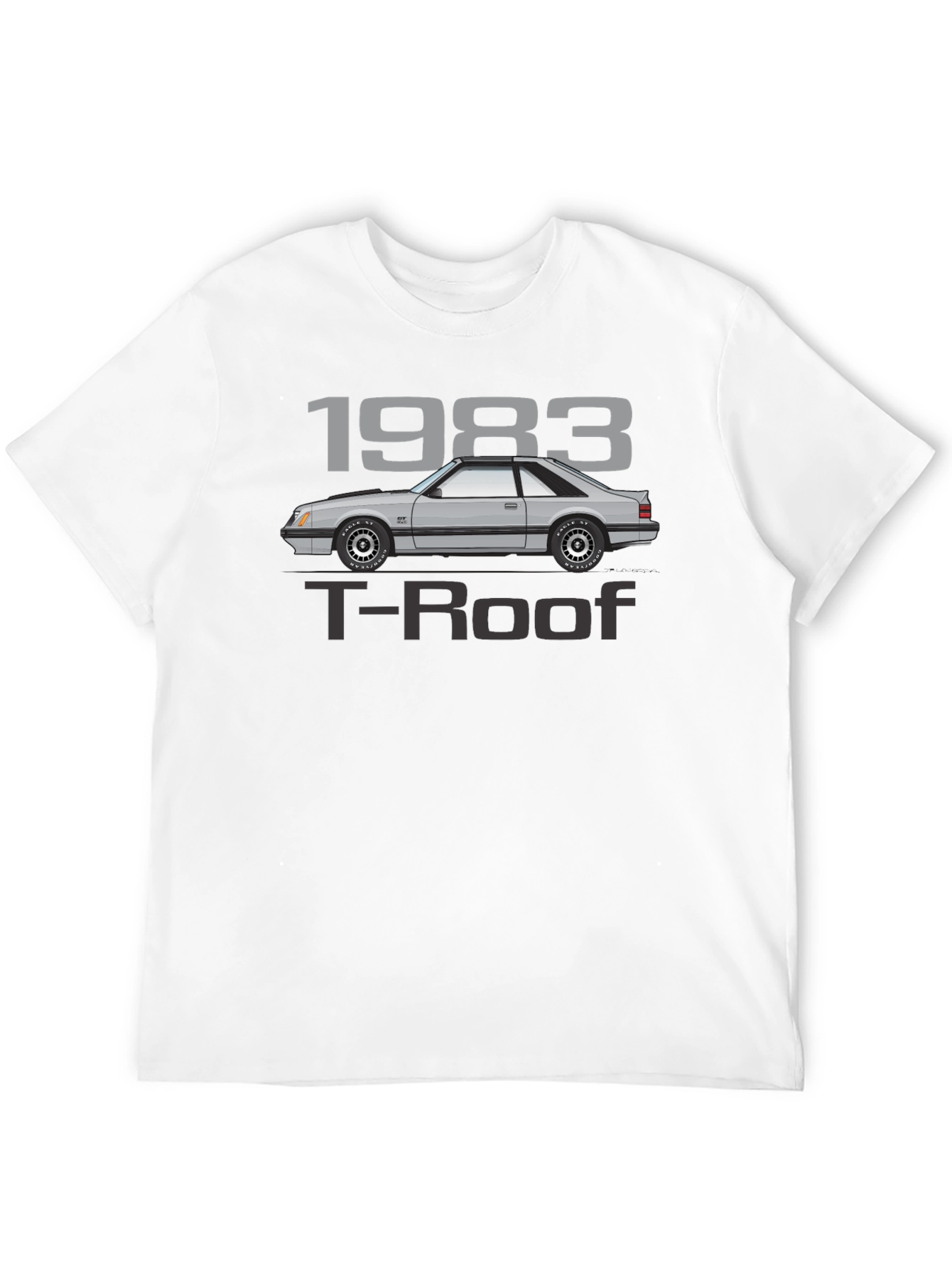 1983 T-Roof Car Graphic T-Shirt