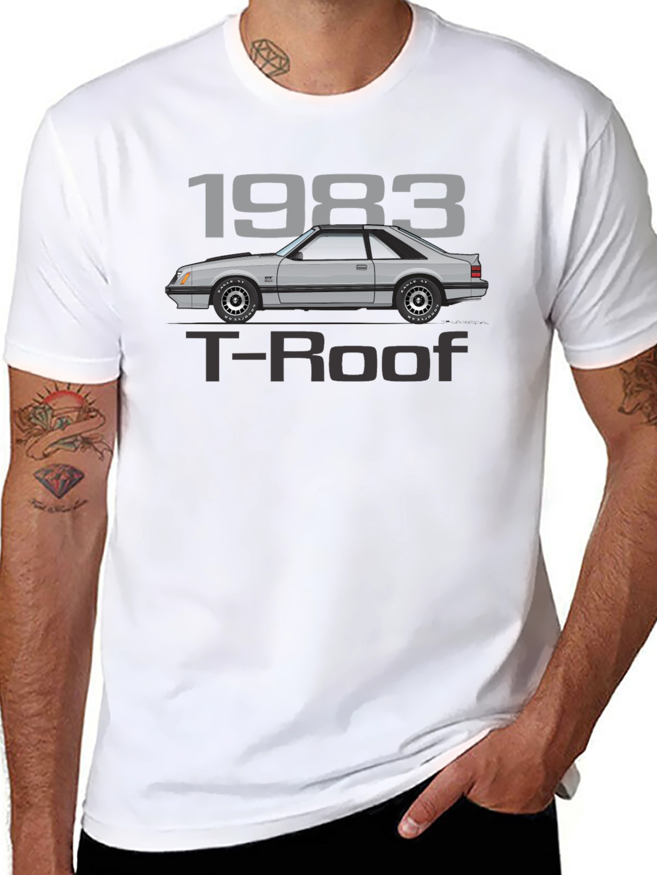 1983 T-Roof Car Graphic T-Shirt