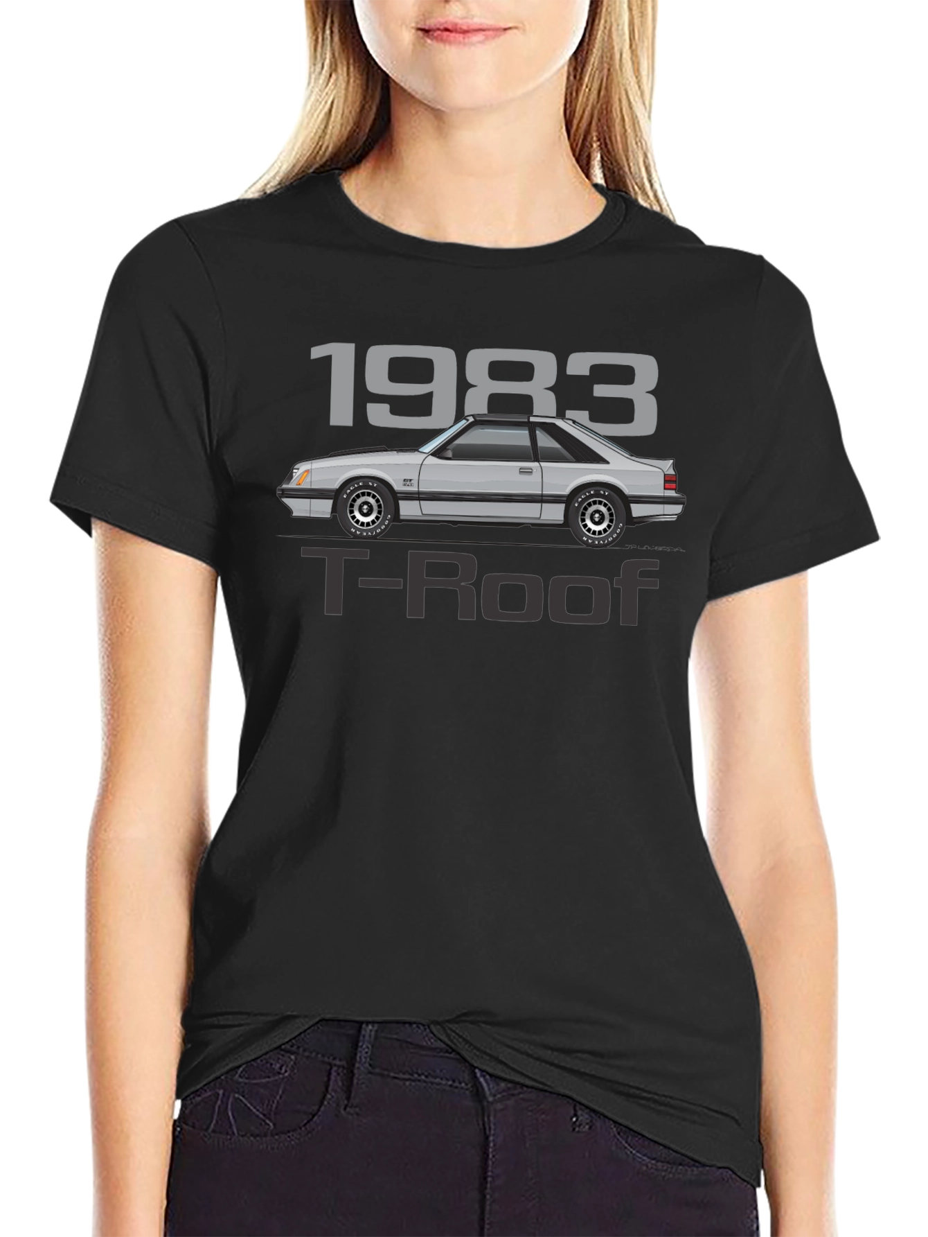 1983 T-Roof Car Graphic T-Shirt