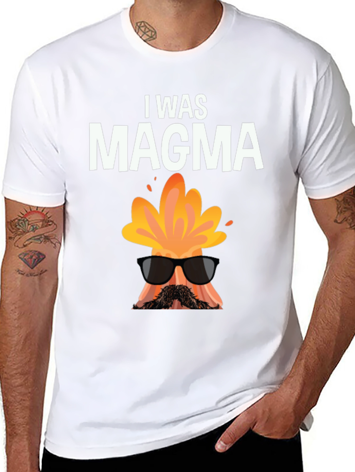 I Was Magma Funny Volcano T-Shirt